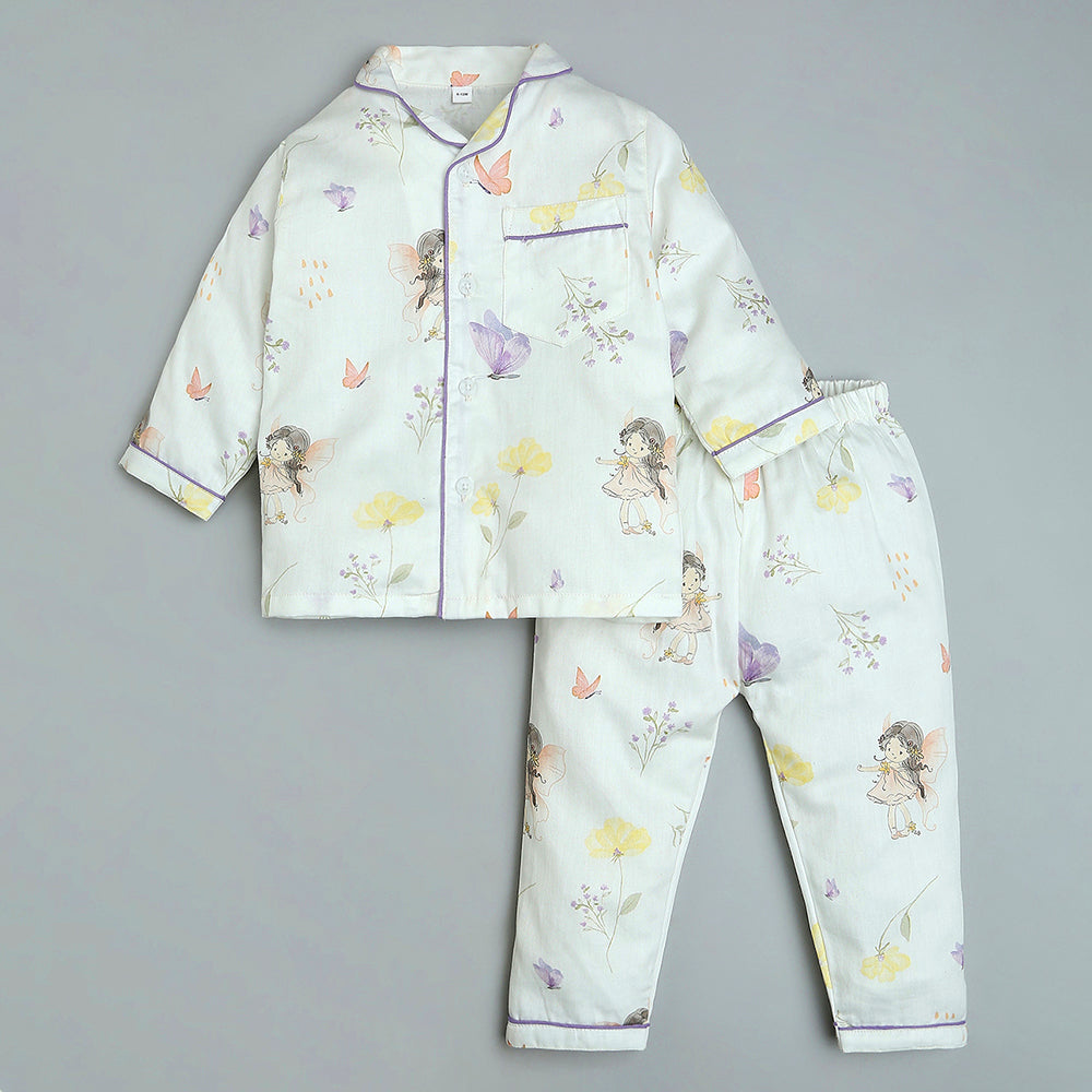 Organic Cotton  Night Suit - Pixie Dust