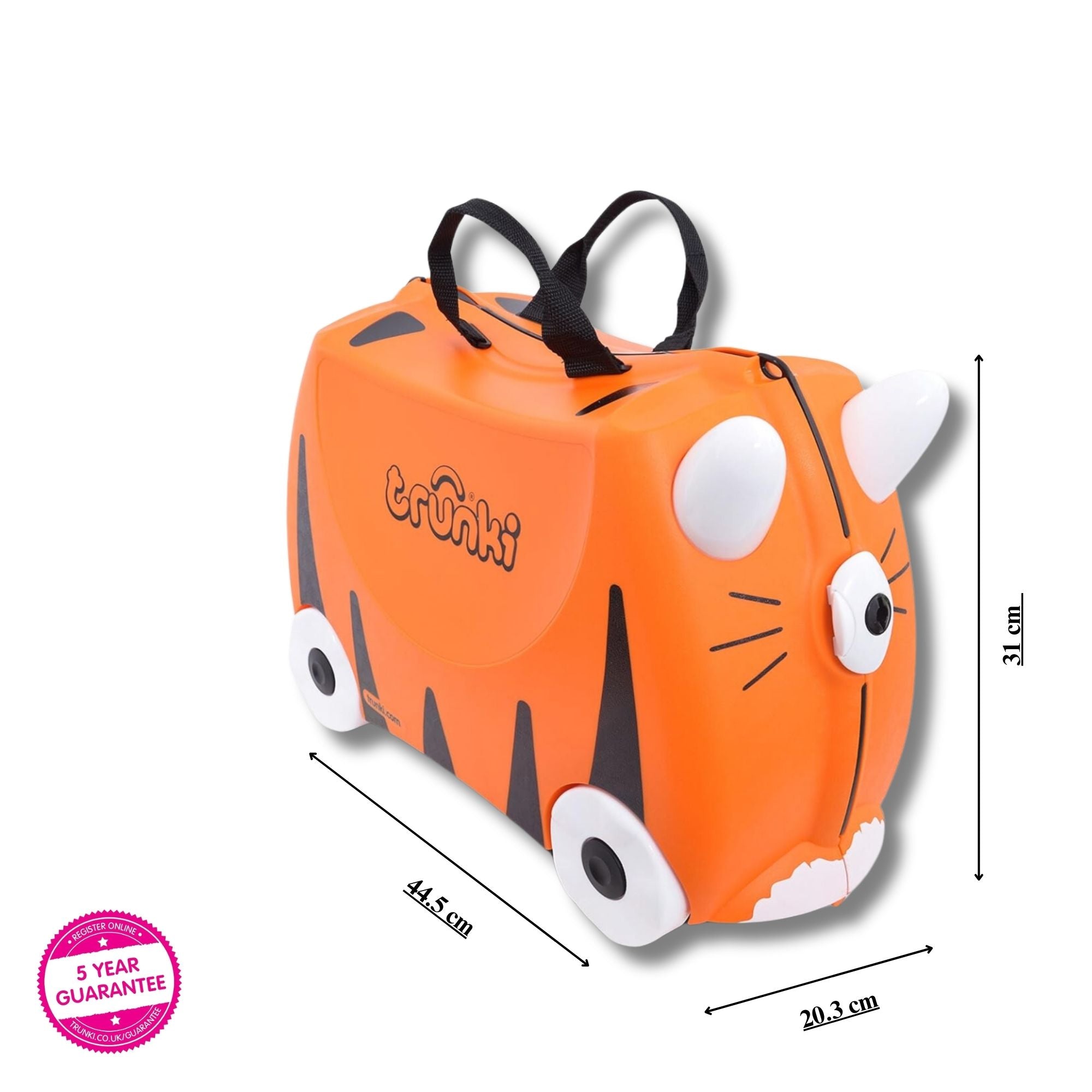Trunki - Tipu Tiger, Children’s Ride-On Suitcase & Kid's Hand Luggage