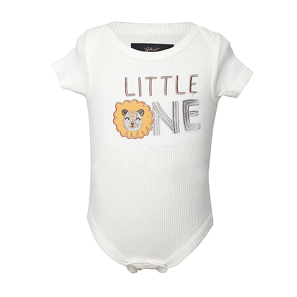 Giggles & Wiggles Little One White Cotton Onesies