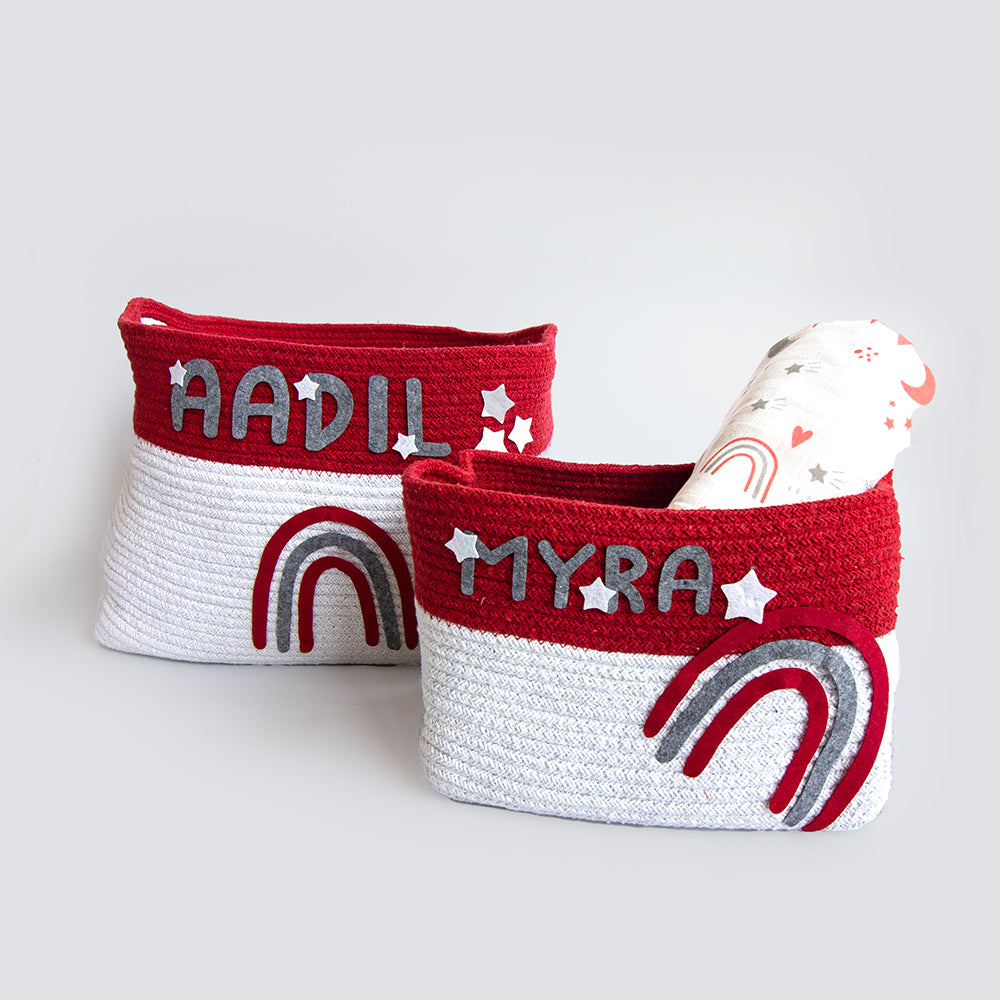 Cotton Rope Basket - Set Of 2
