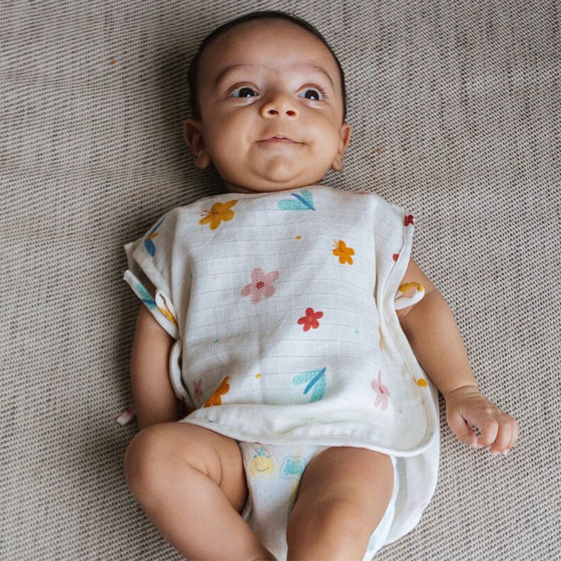Organic Muslin Jhabla (Set of 4)