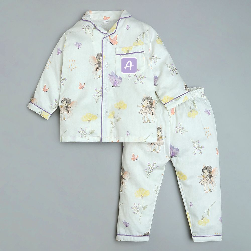 Organic Cotton Night Suit - Pixie Dust
