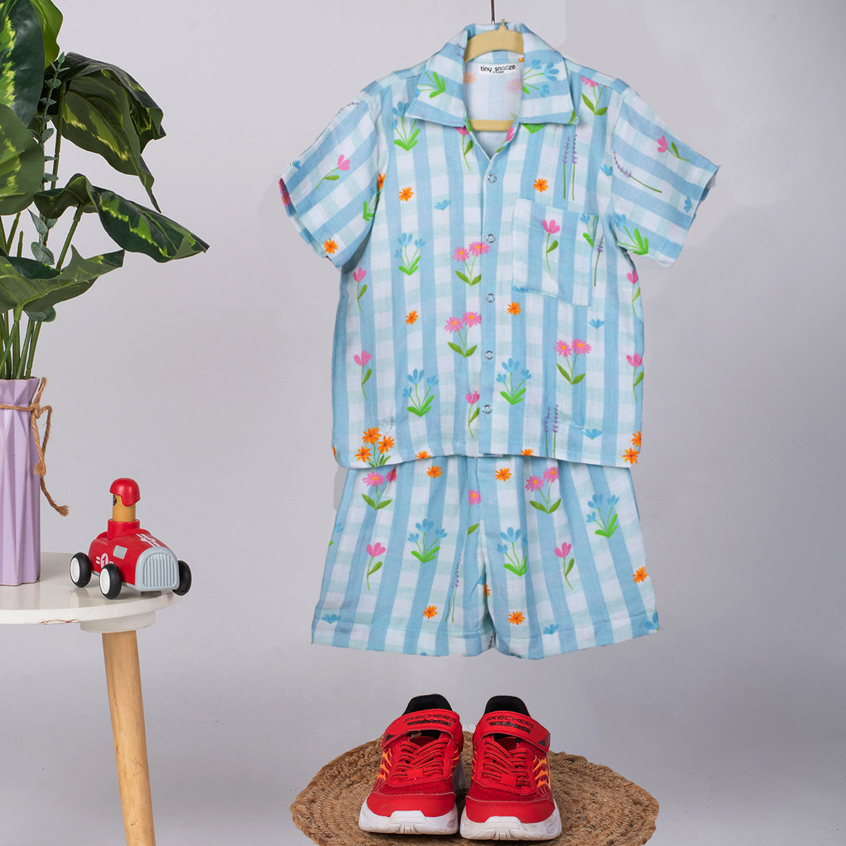 Boys Co-Ord Set- Ghingham