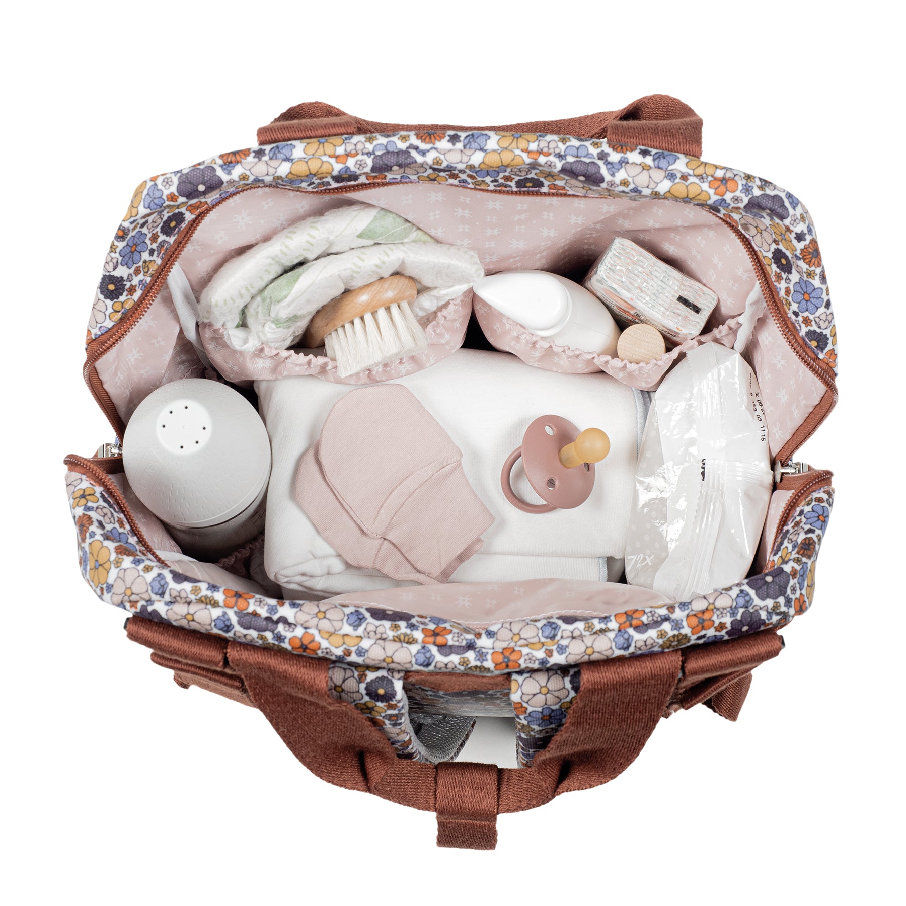 Walking Mum Camden Multicolor Backpack Diaper Changing Bag