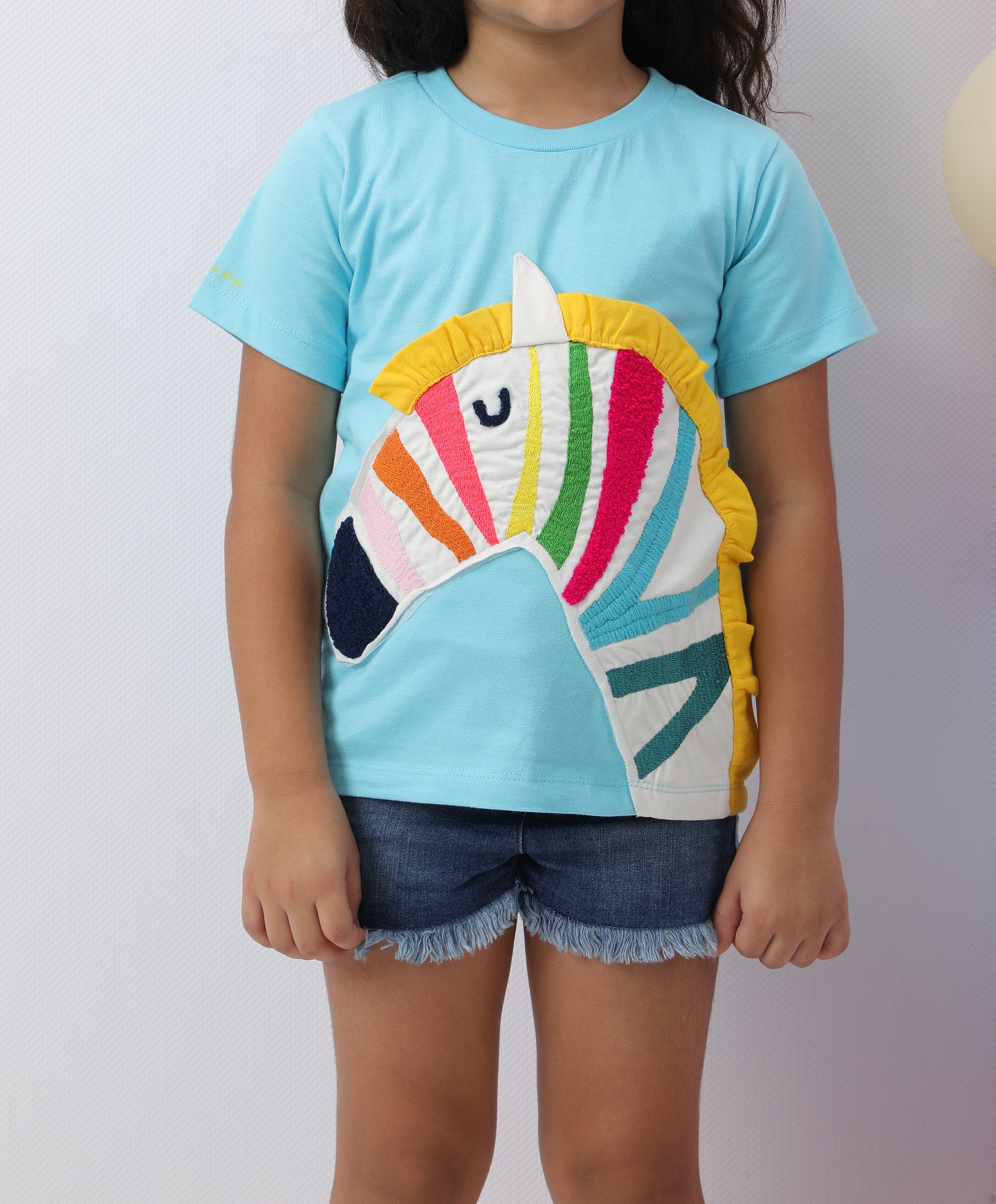 Aqua Zebra T-Shirt