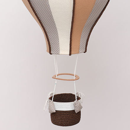 Brown Hot Air Balloon Lamp - Brown