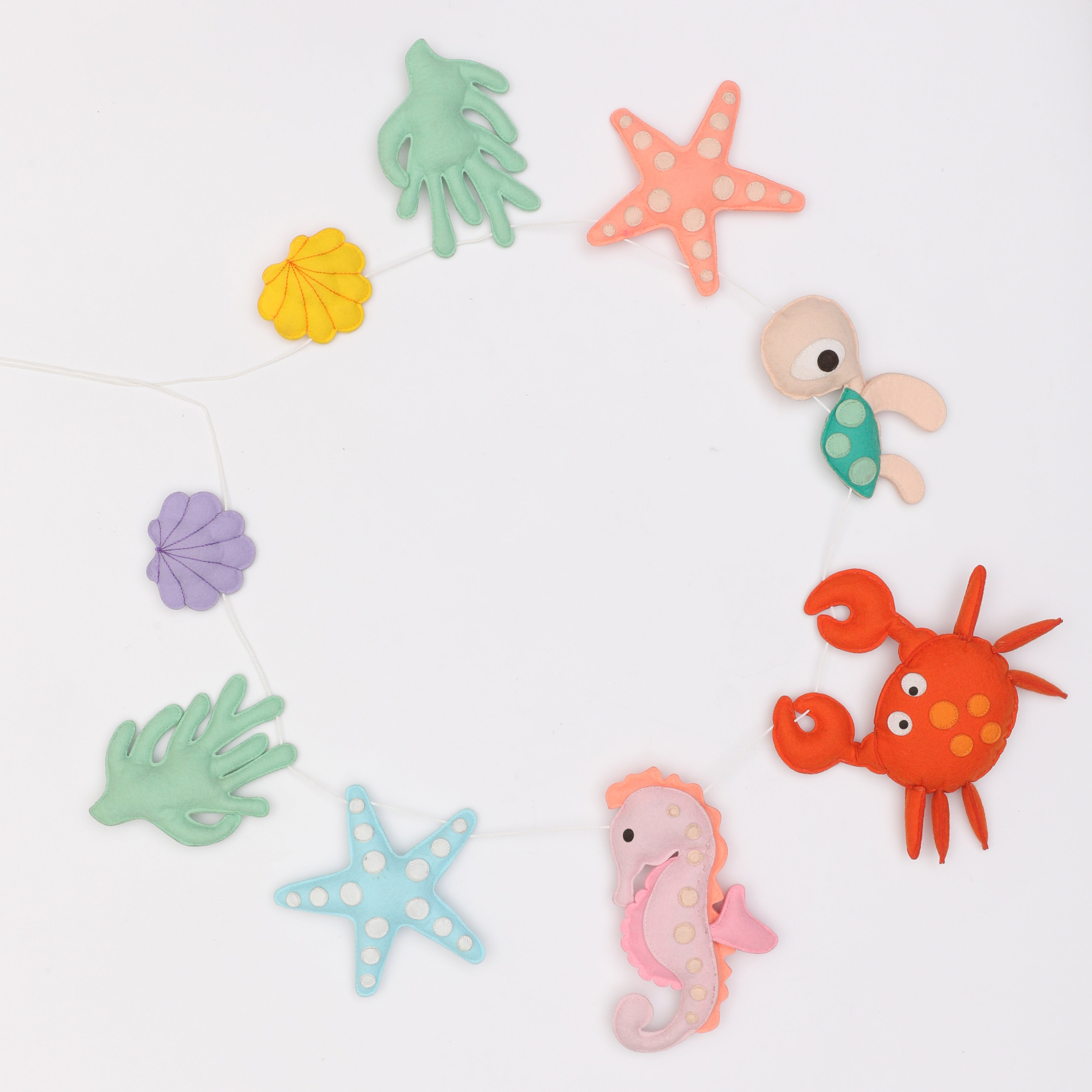 Under Water Animal Felt Garland