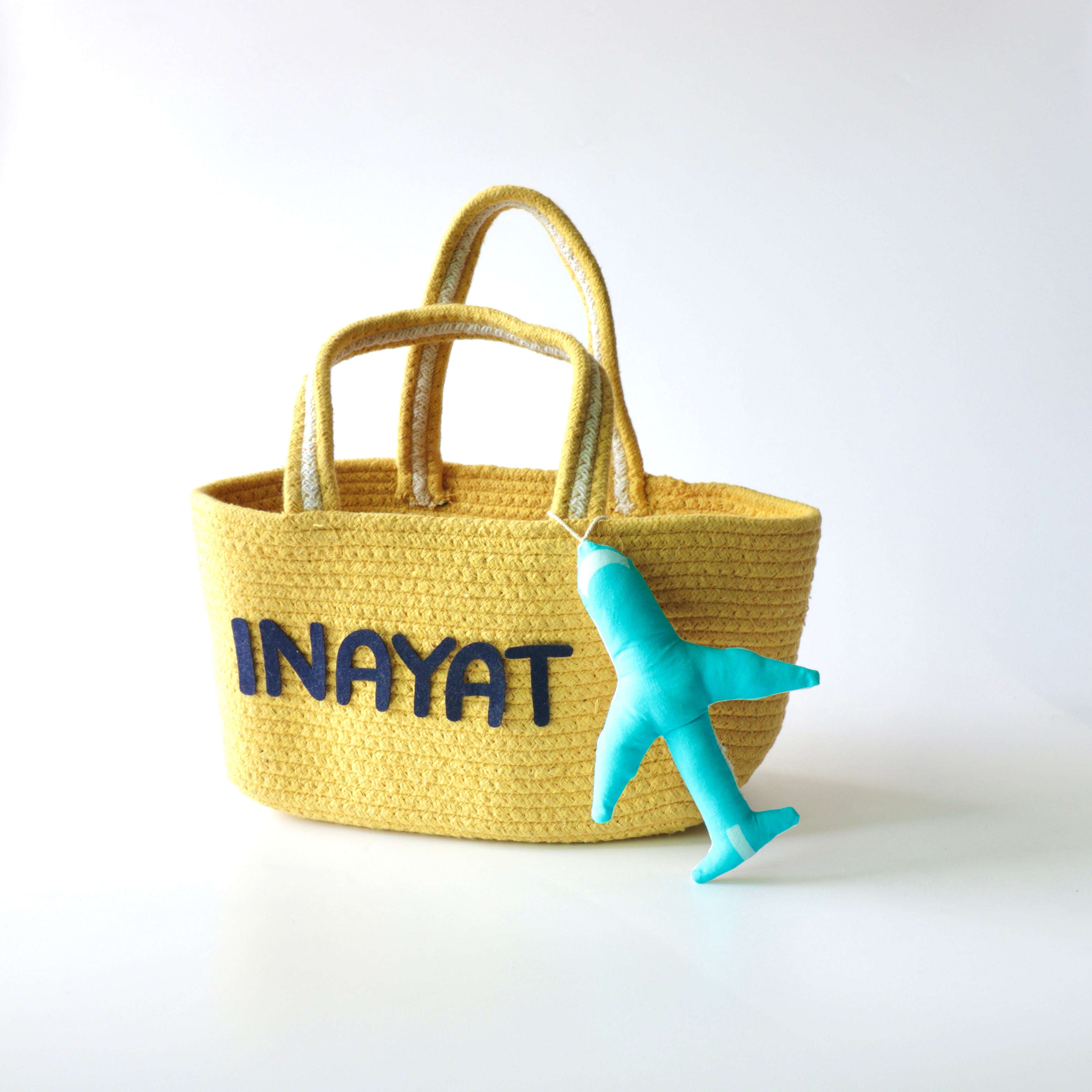 Multipurpose Storage & Gift Basket - Yellow (Plane)
