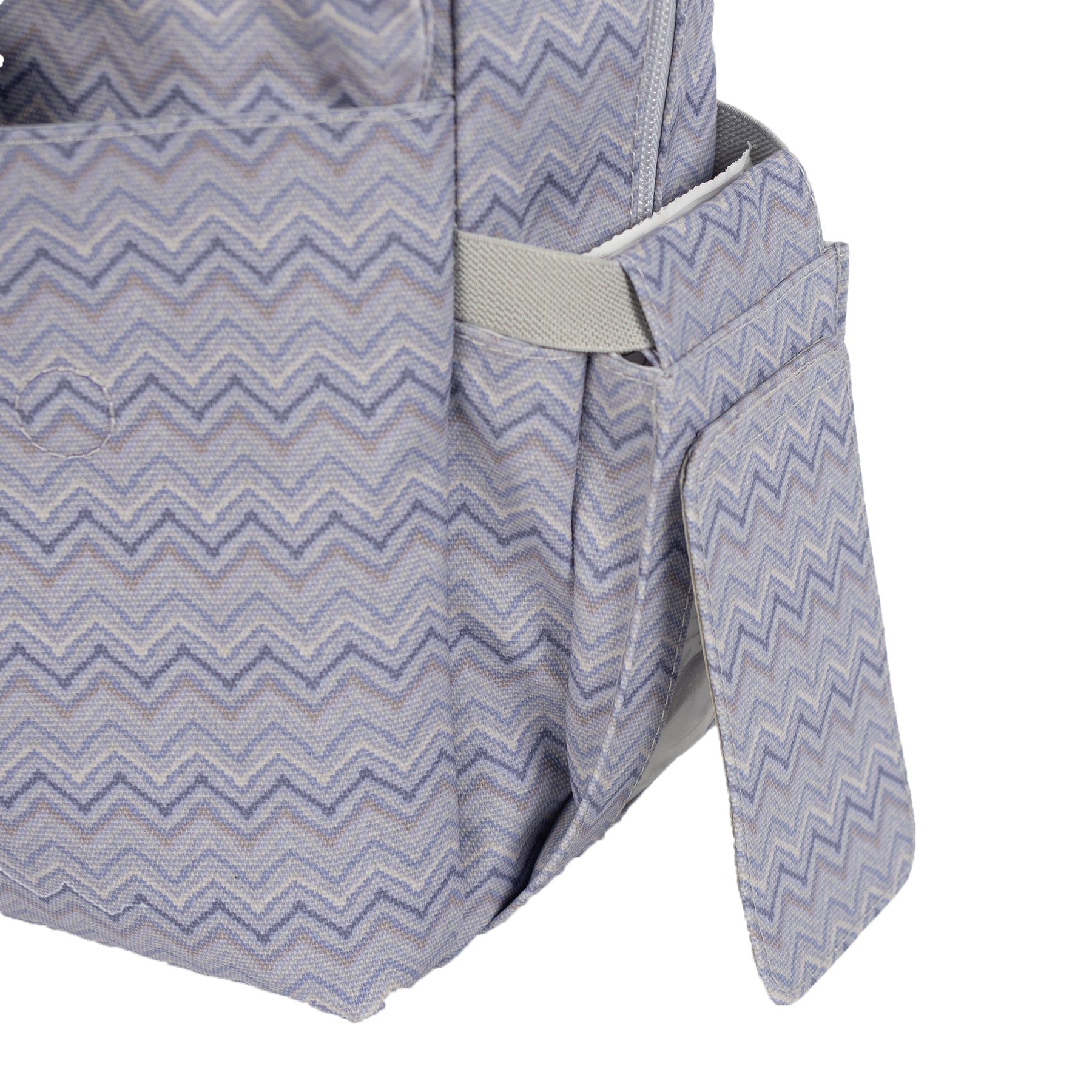 Walking Mum Zigzag Grey Backpack Diaper Changing Bag