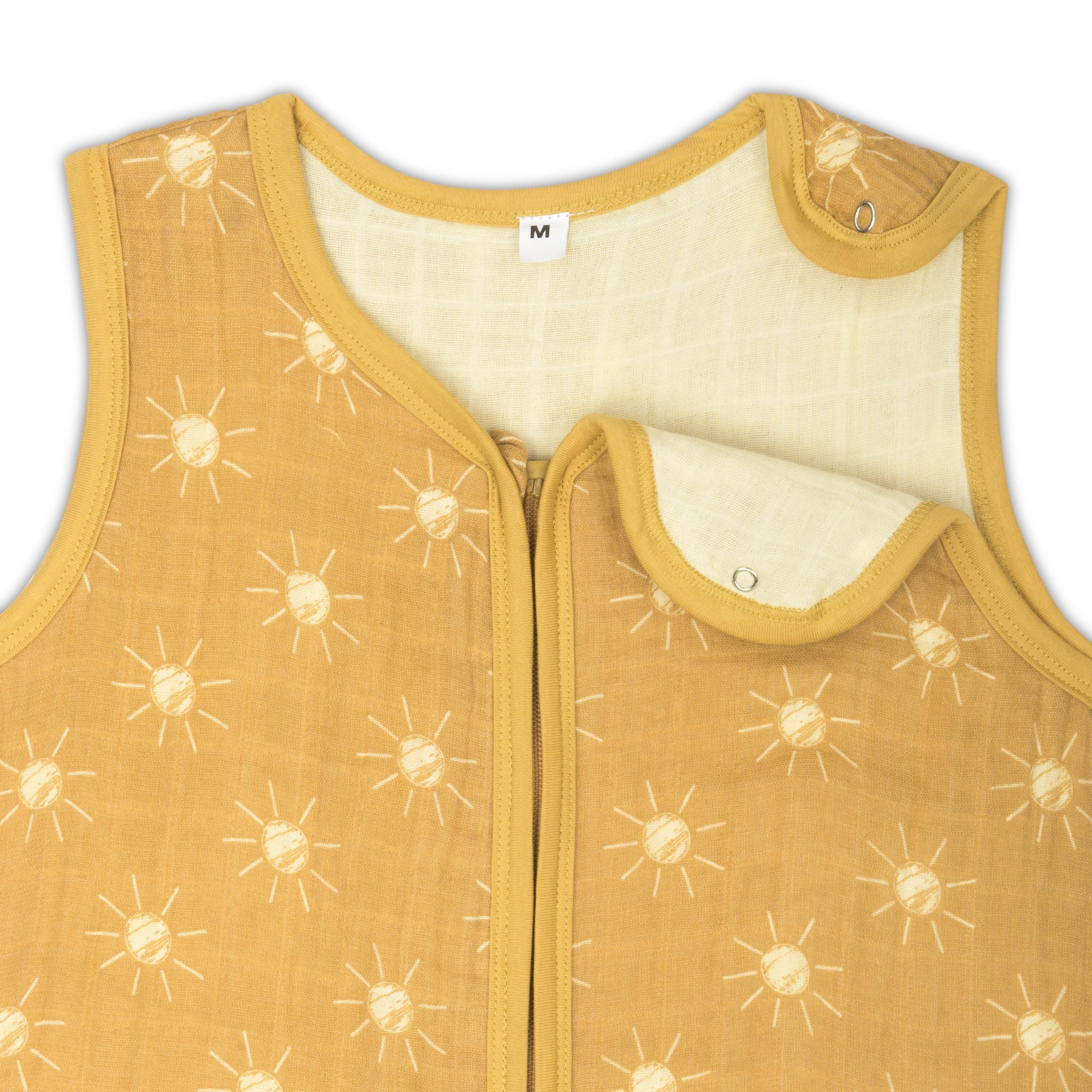 Theoni 100% Cotton Muslin Baby Sleeping Bag - Santorini Sun