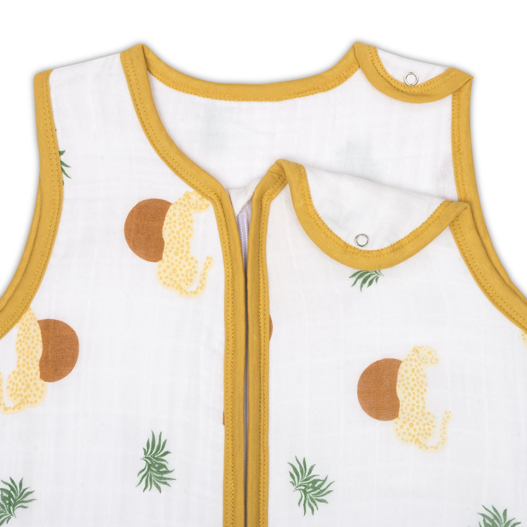 Theoni 100% Cotton Muslin Baby Sleeping Bag - Woody Tiger