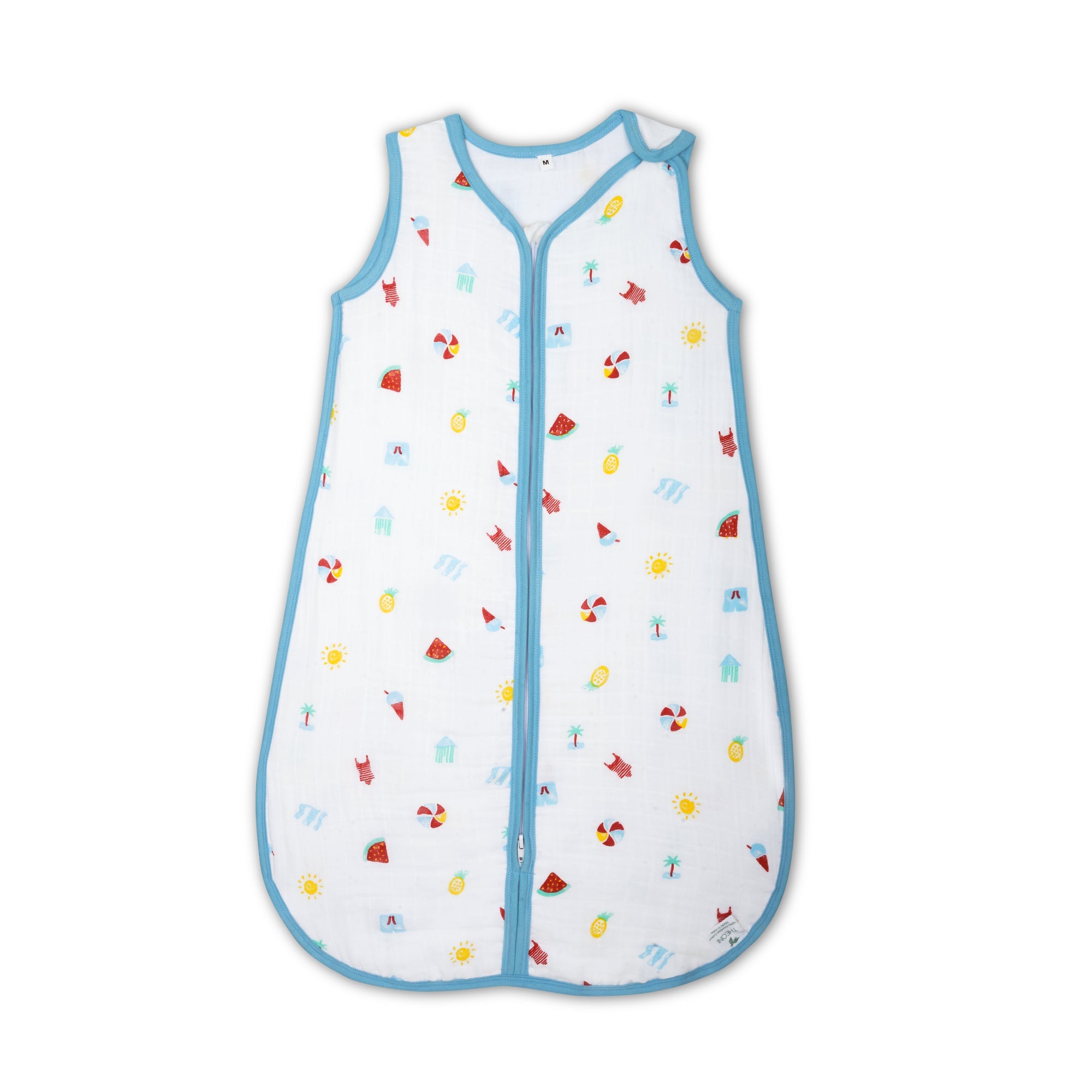 Theoni 100% Cotton Muslin Baby Sleeping Bag - Holiday Hues