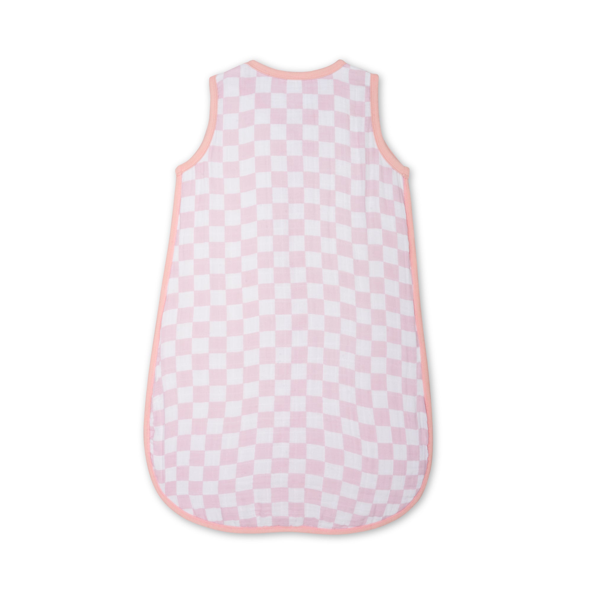 Theoni 100% Cotton Muslin Baby Sleeping Bag - Violet Chequer