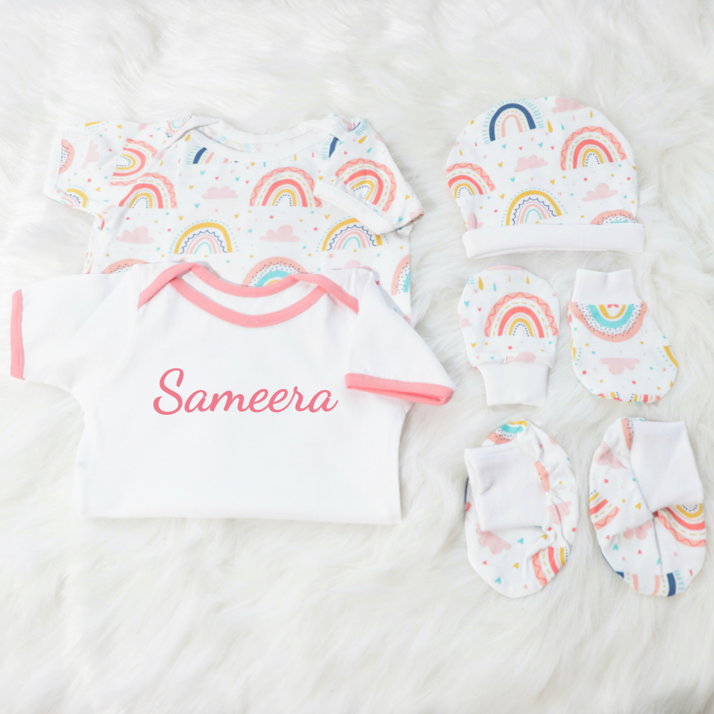 Look For Rainbows - Newborn Bodysuits Bundle