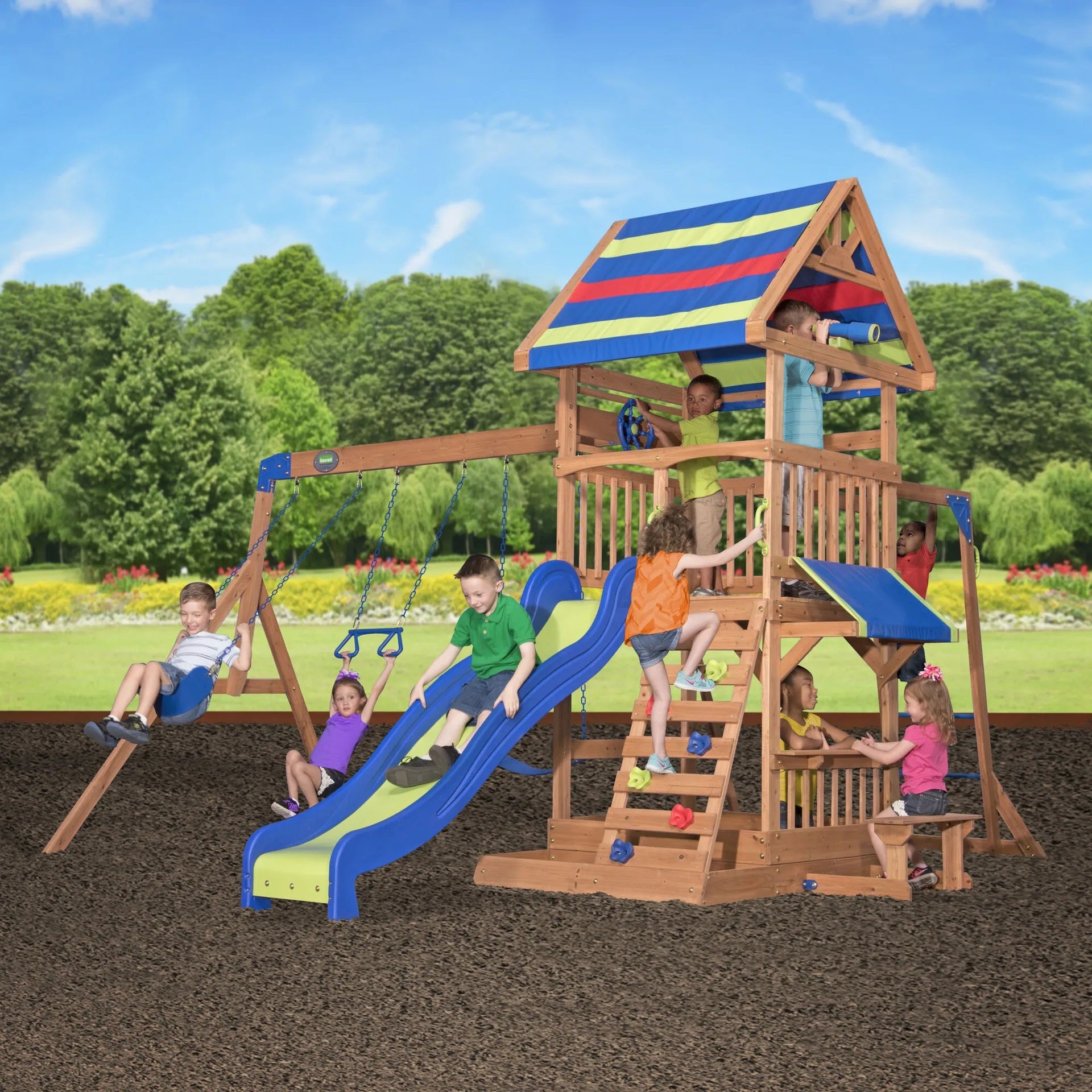 Northbrook Play Tower (Incl. Swings)