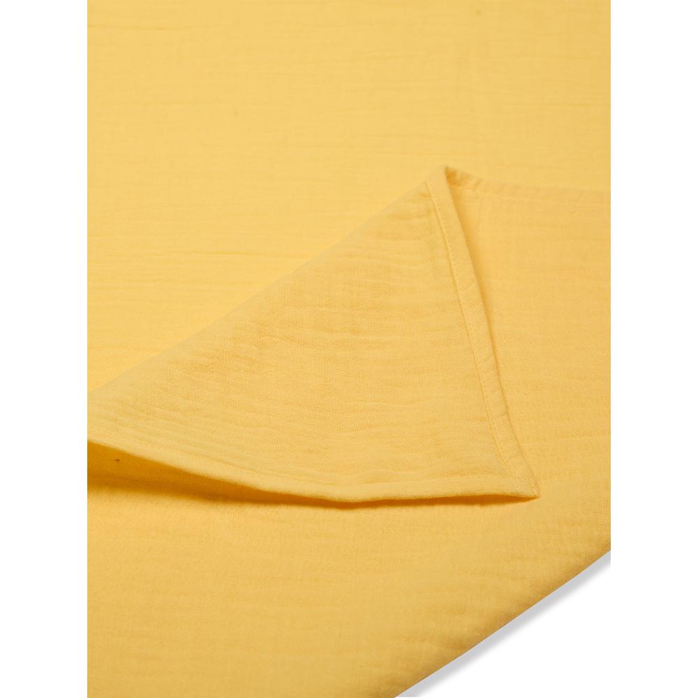 3 in 1 Muslin Swaddle Wrapper Pack of 2 (Size 41x41 Inches) Racing Cars Print & Yellow
