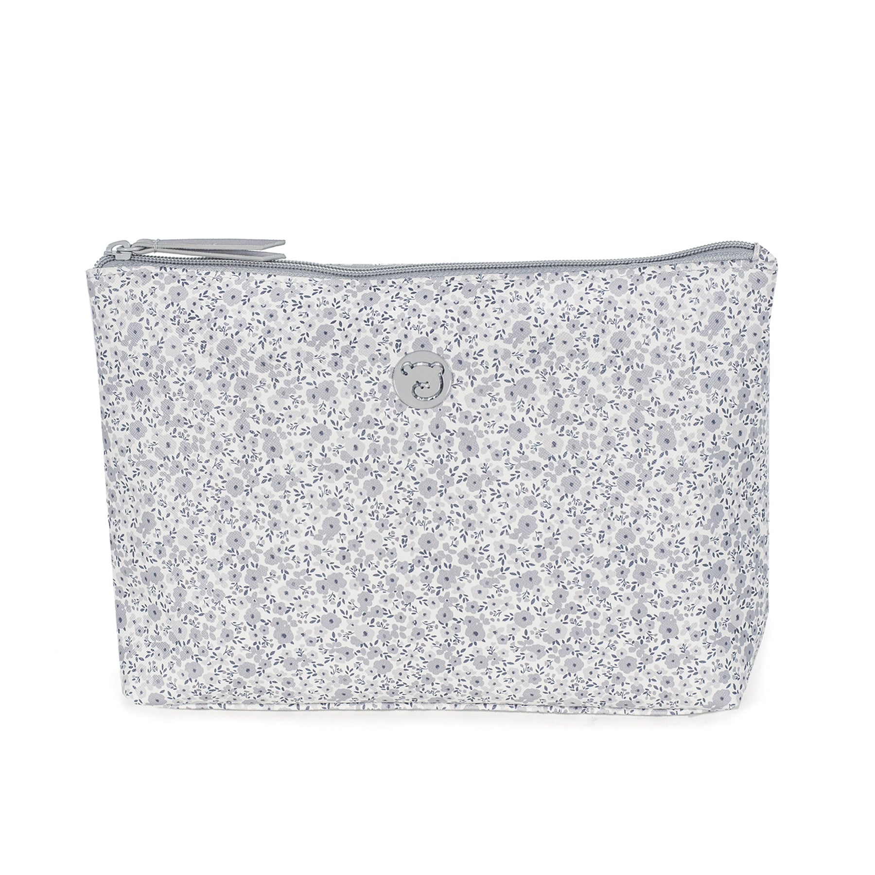 Pasito a Pasito Flower Mellow Grey Travel Essentials Pouch