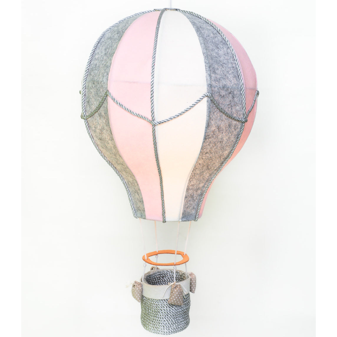 Pink Hot Air Balloon Lamp - Pink