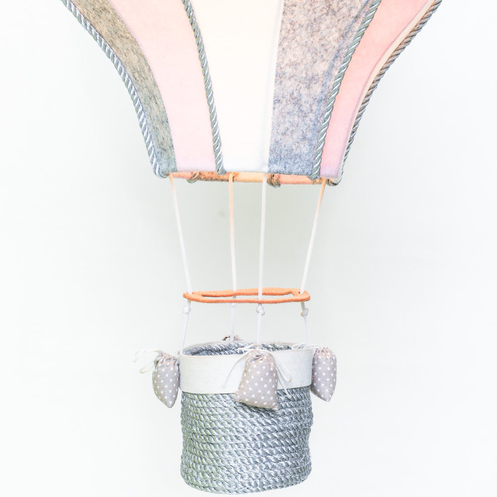 Pink Hot Air Balloon Lamp - Pink