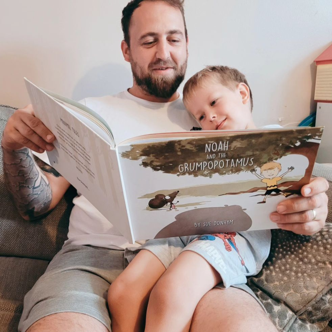 Personalised Book - The Grumpopotamus; All About Friendship & Bravery