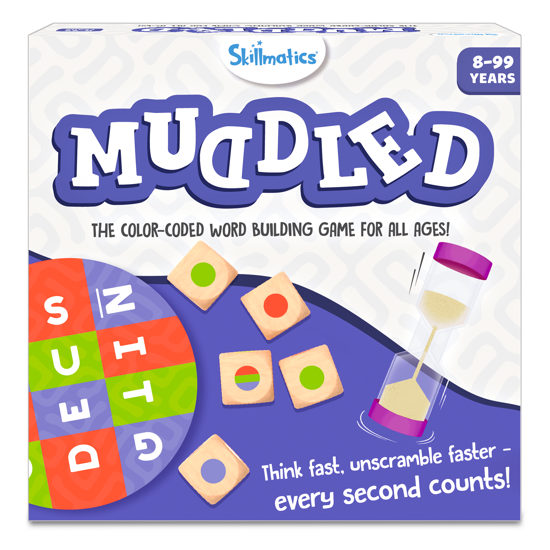 Skillmatics Word Game - Muddled, Fast-Paced Word Building Game, Fun For Kids & Families, Gifts For Ages 8 & Up