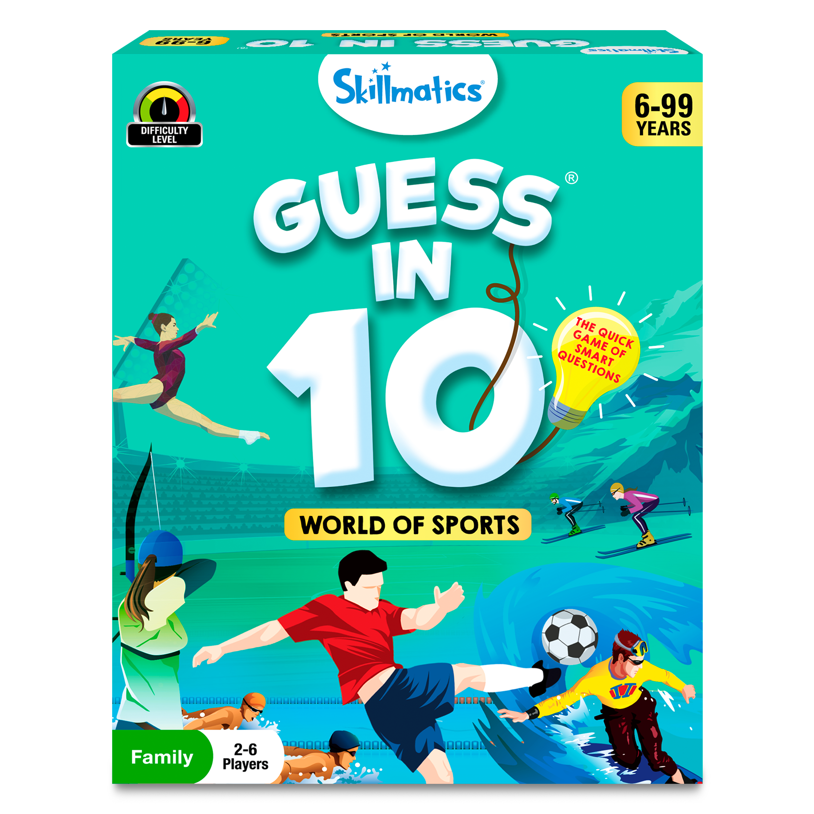 Skillmatics Educational Game - Guess In 10 -  World of Sports