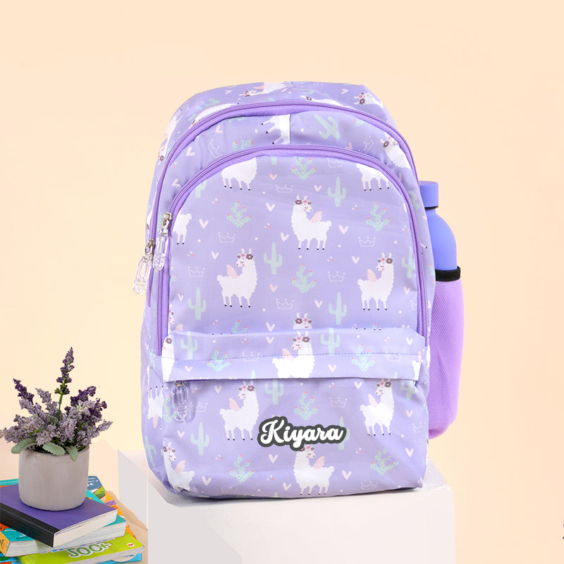 Printed Backpack - Llama