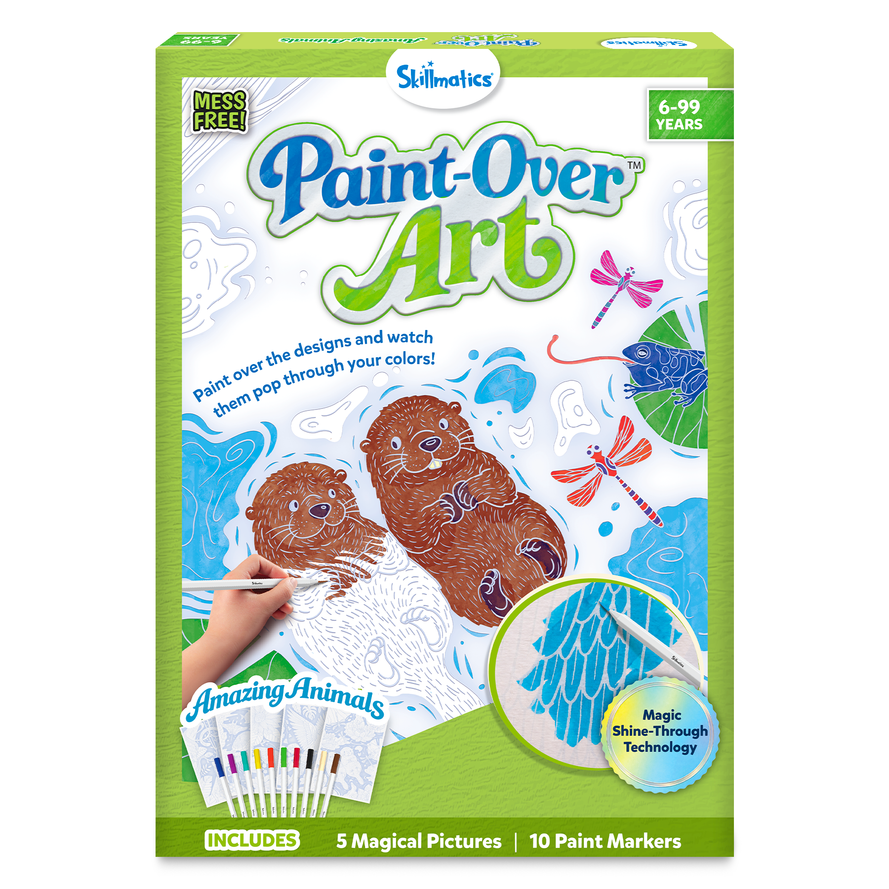 Paint-Over Art – Mess-Free Shine-Through Painting Kit