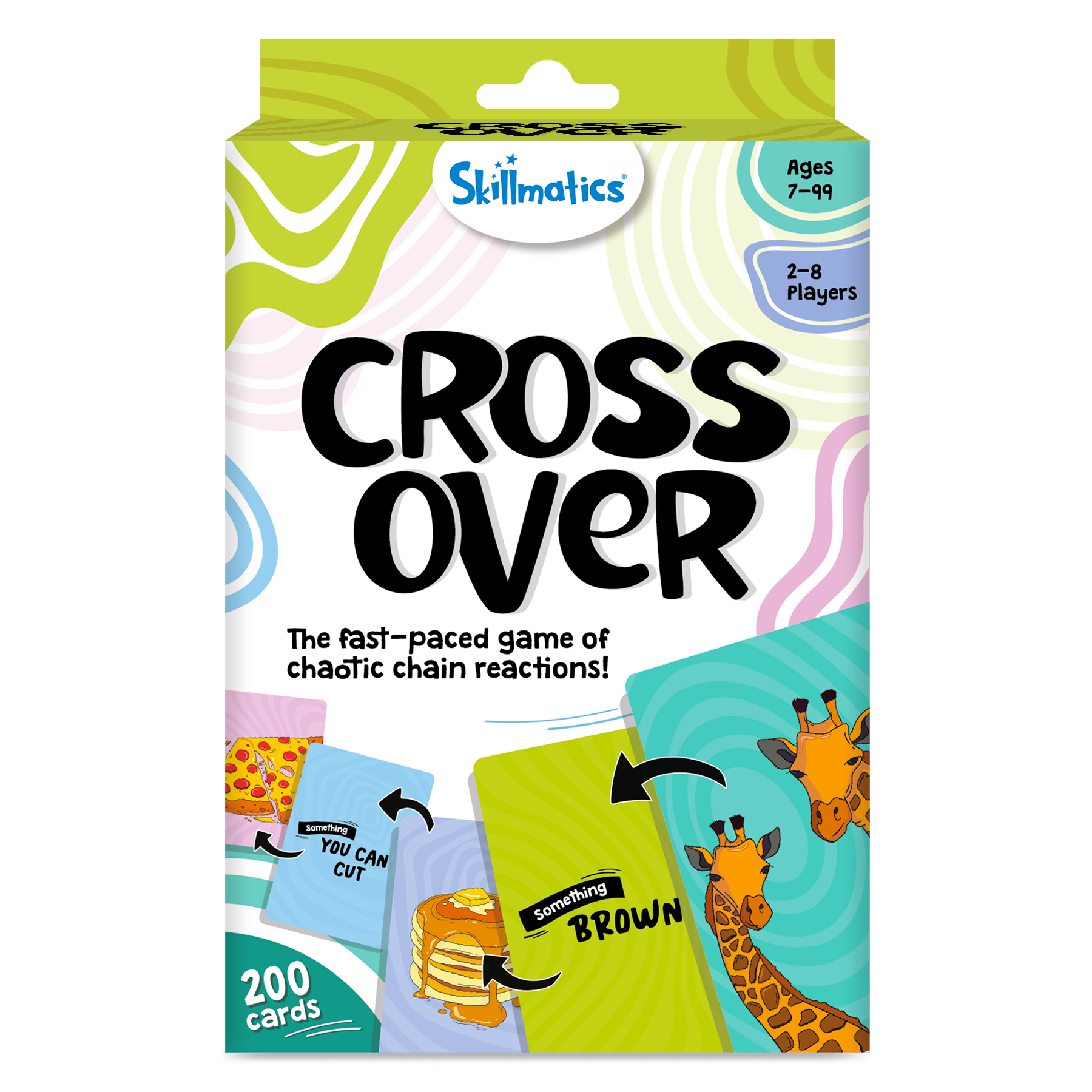 Card Game – Crossover, Fast-Paced Connection Cards for Kids, Teens & Adults