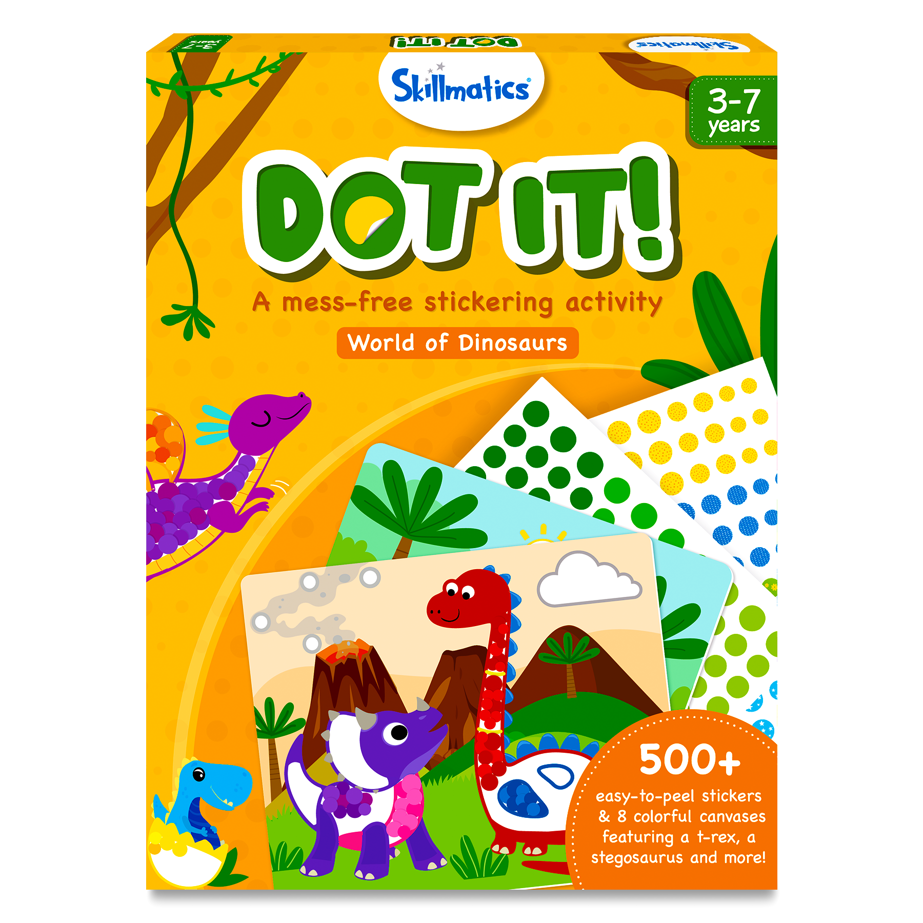 Dot it! - World of Dinosaurs | No Mess Sticker Art