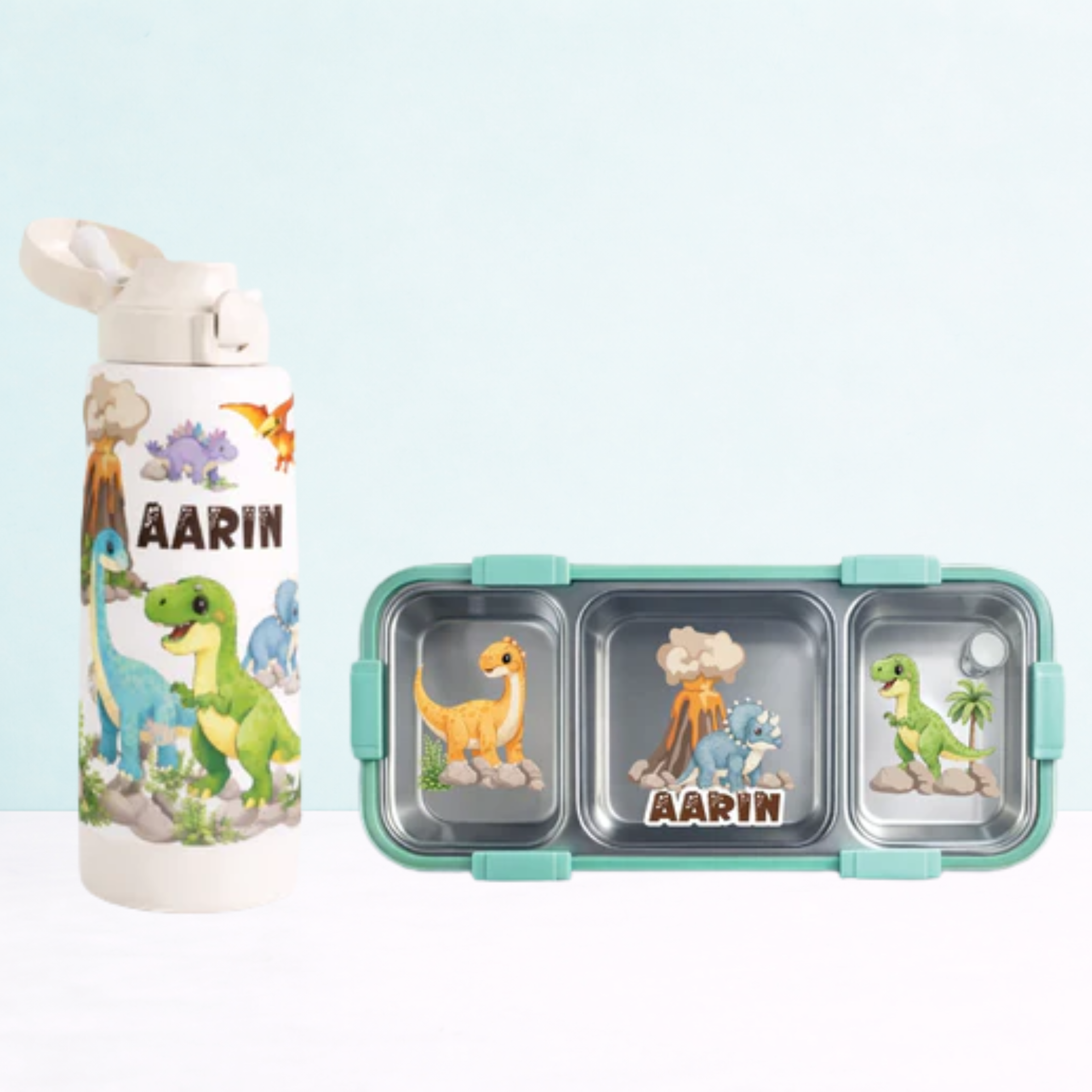 Insulated Bottle & Snack Box Combo