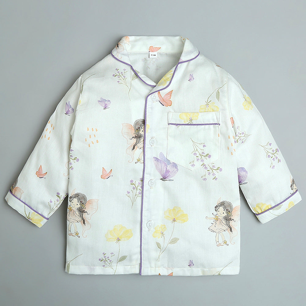 Organic Cotton Night Suit - Pixie Dust