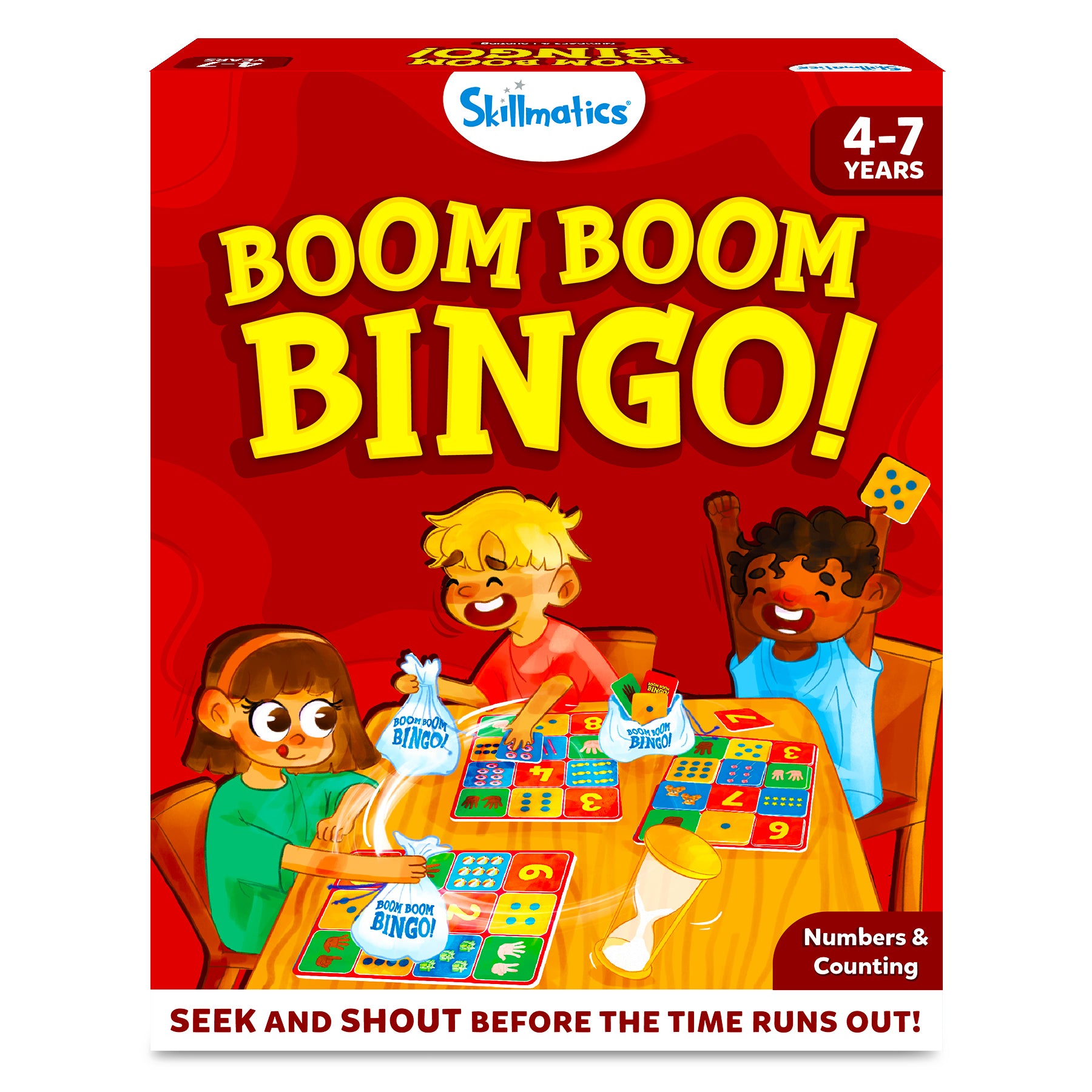 Boom Boom Bingo! Board Game : Numbers & Counting