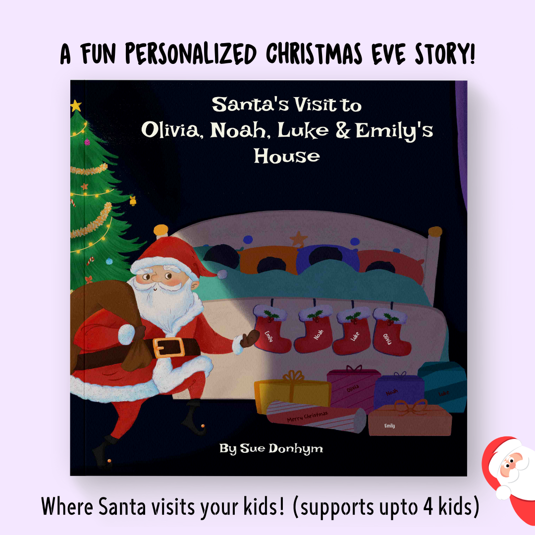 Santa's Visit to our House (Personalized Children's Christmas Book)