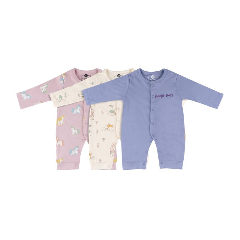 Cotton Sleepsuit Set of 3