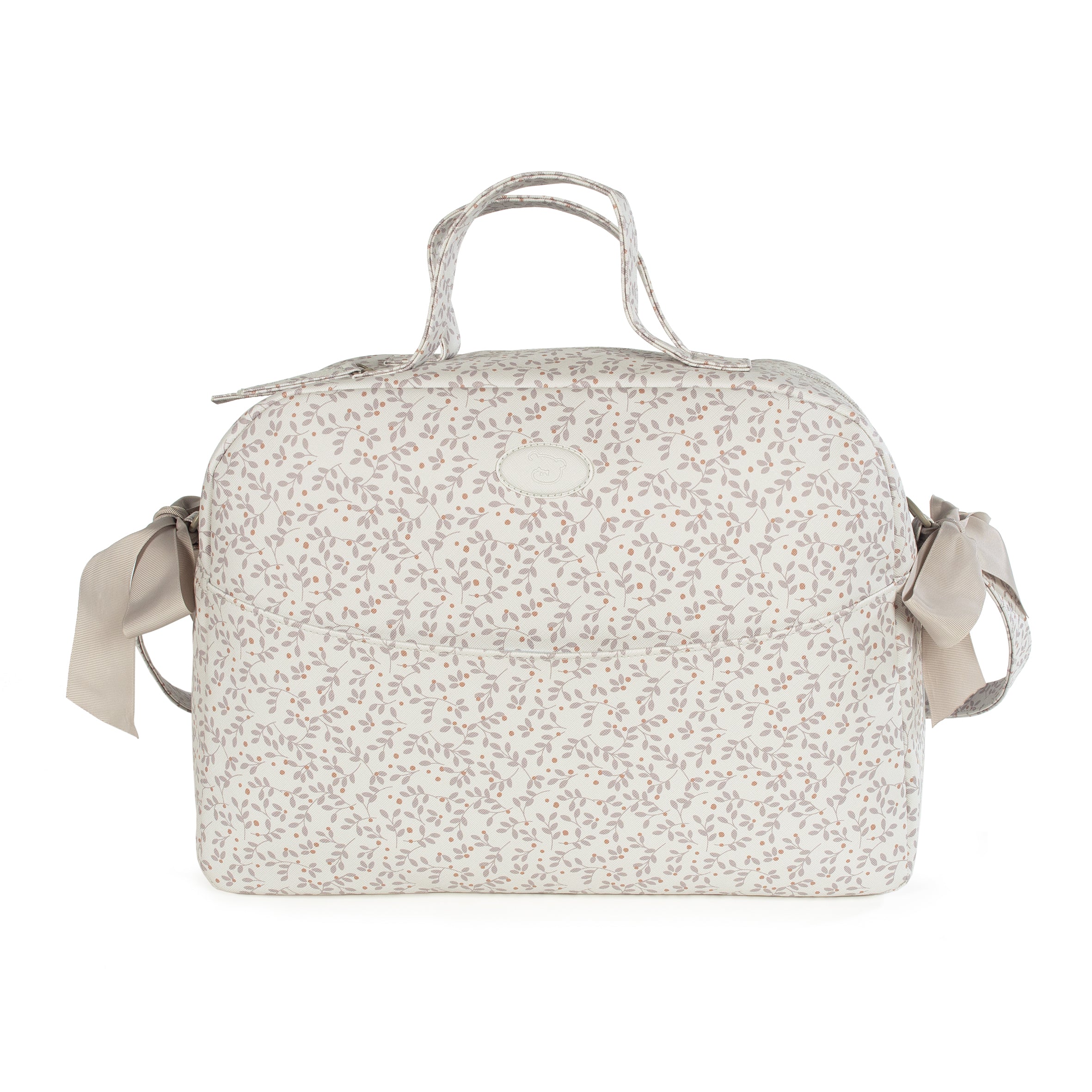 Pasito a Pasito Berries Grey Diaper Changing Bag