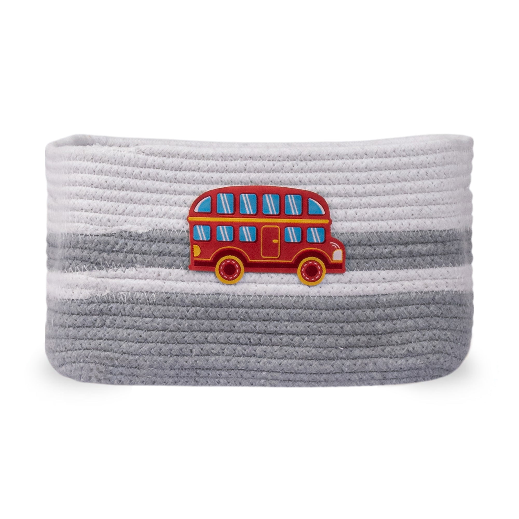 Cotton Rope Transport Trail Rectangular Toy Storage Basket