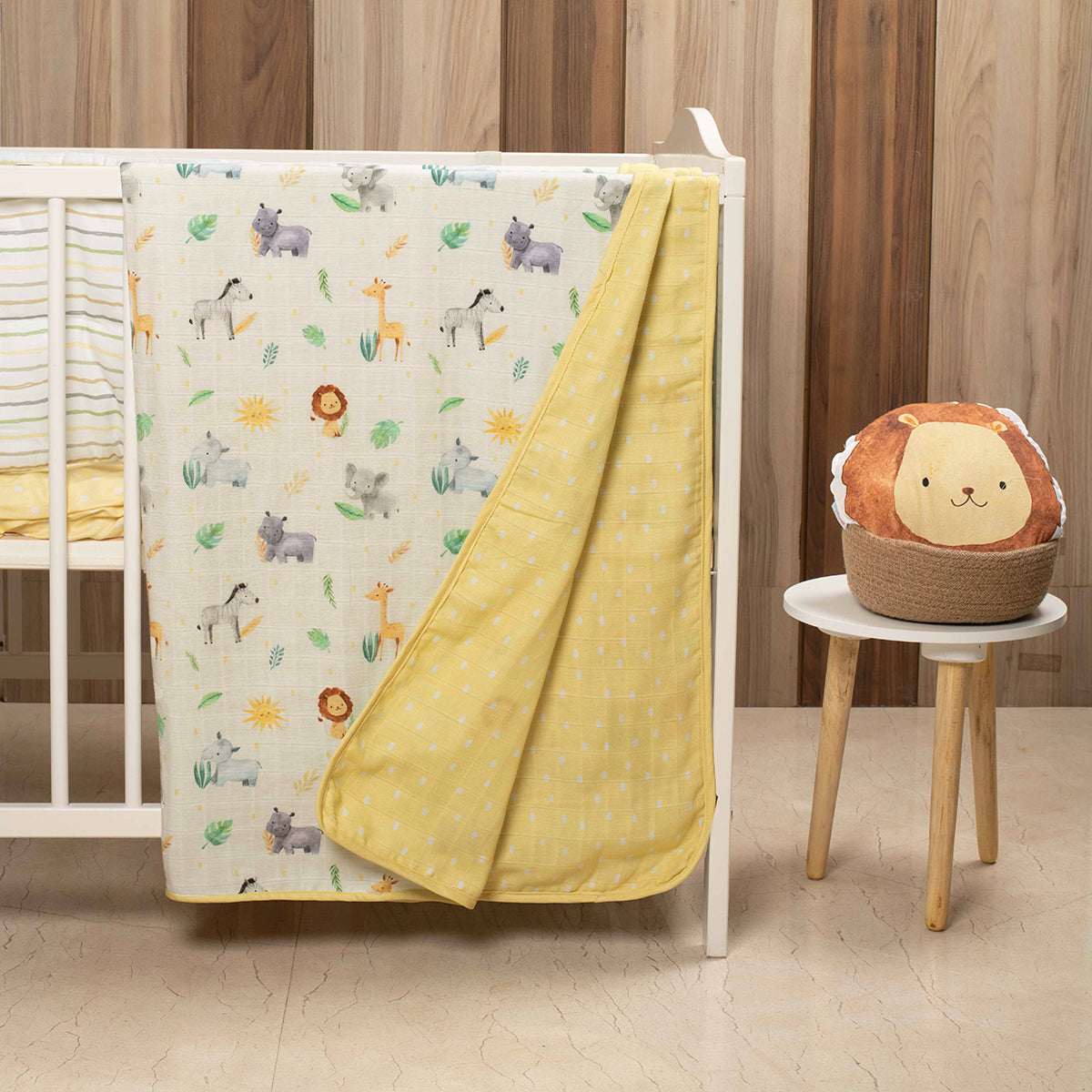 Tiny Snooze Organic Muslin Blanket- Into The Wild