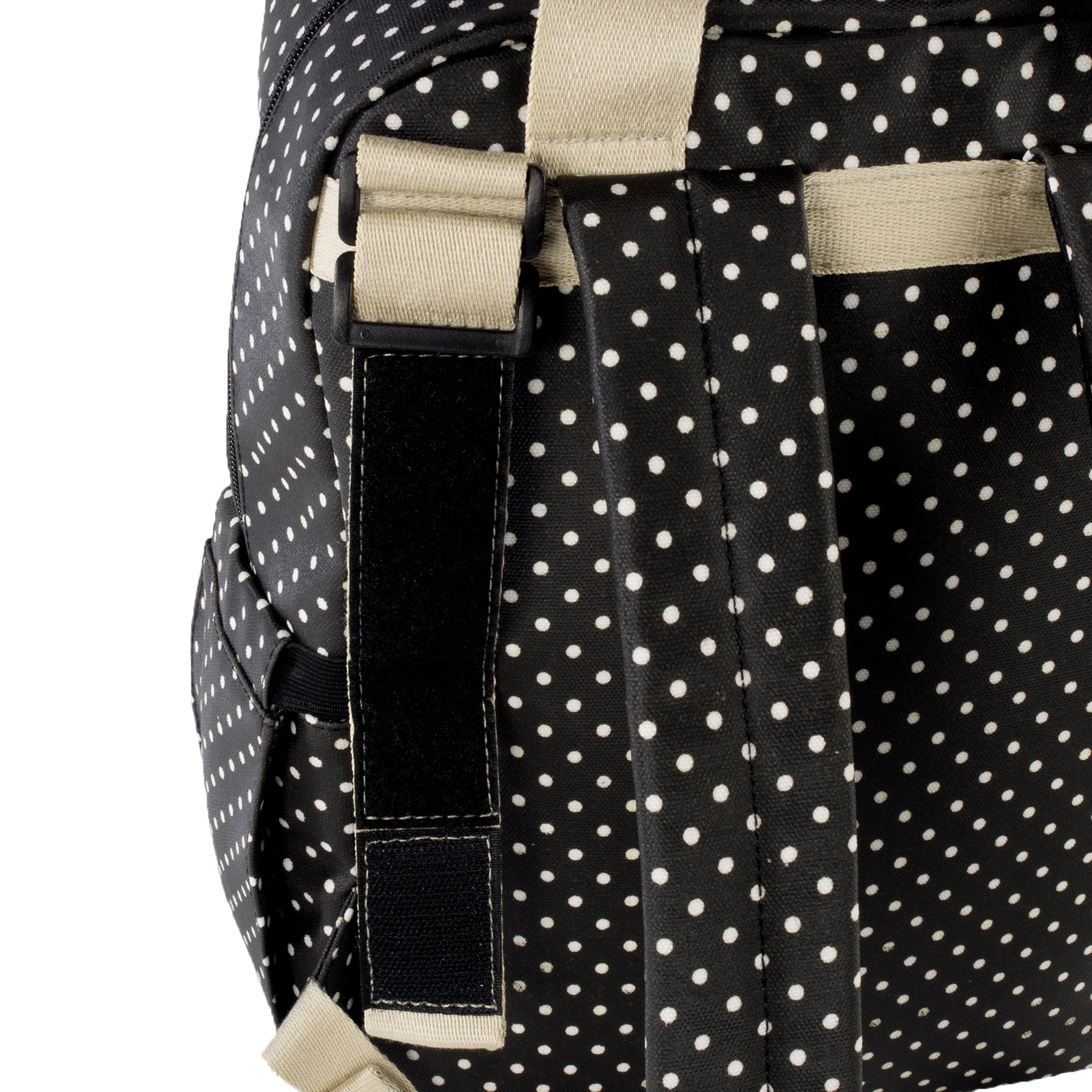 Walking Mum Emily Black Backpack Diaper Changing Bag