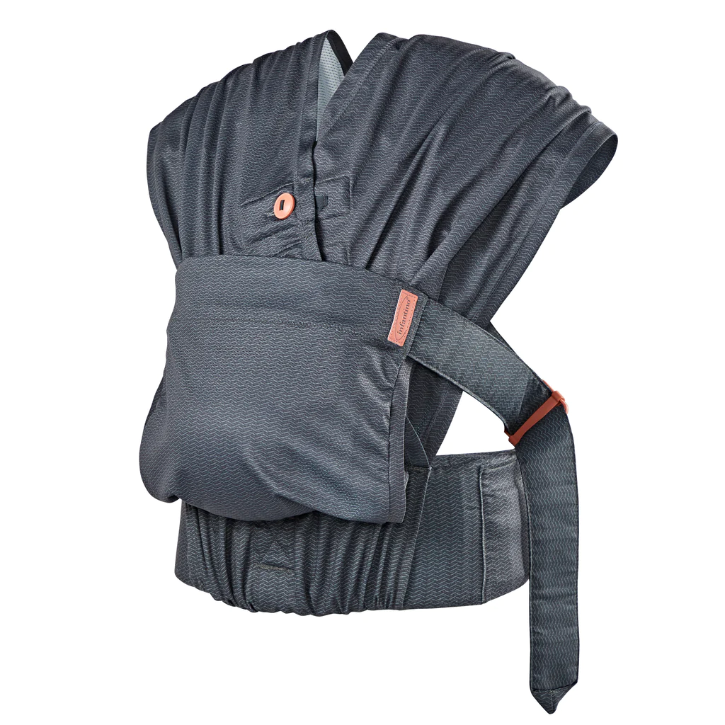 Infantino Hug & Cuddle Adjustable Hybrid Wrap Carrier - Black