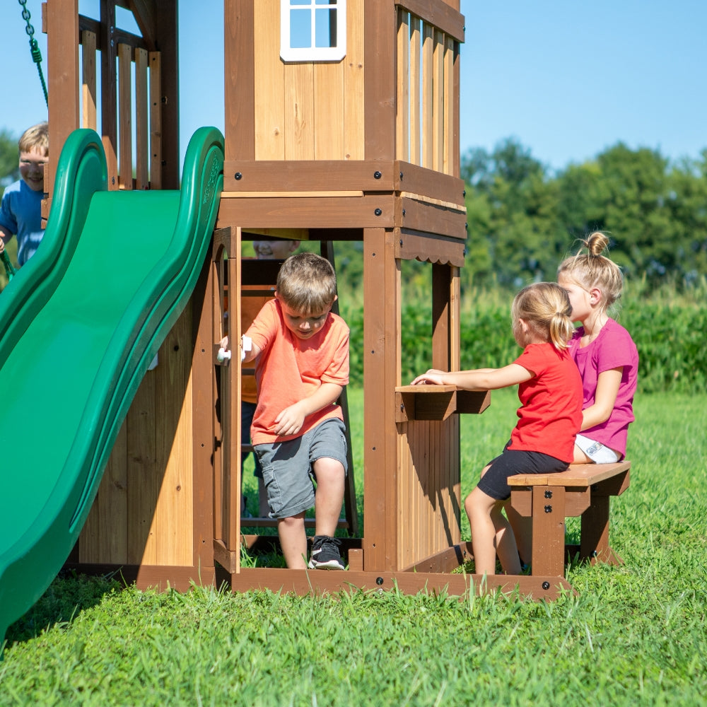 Lakewood Play Tower With Swings And Slide