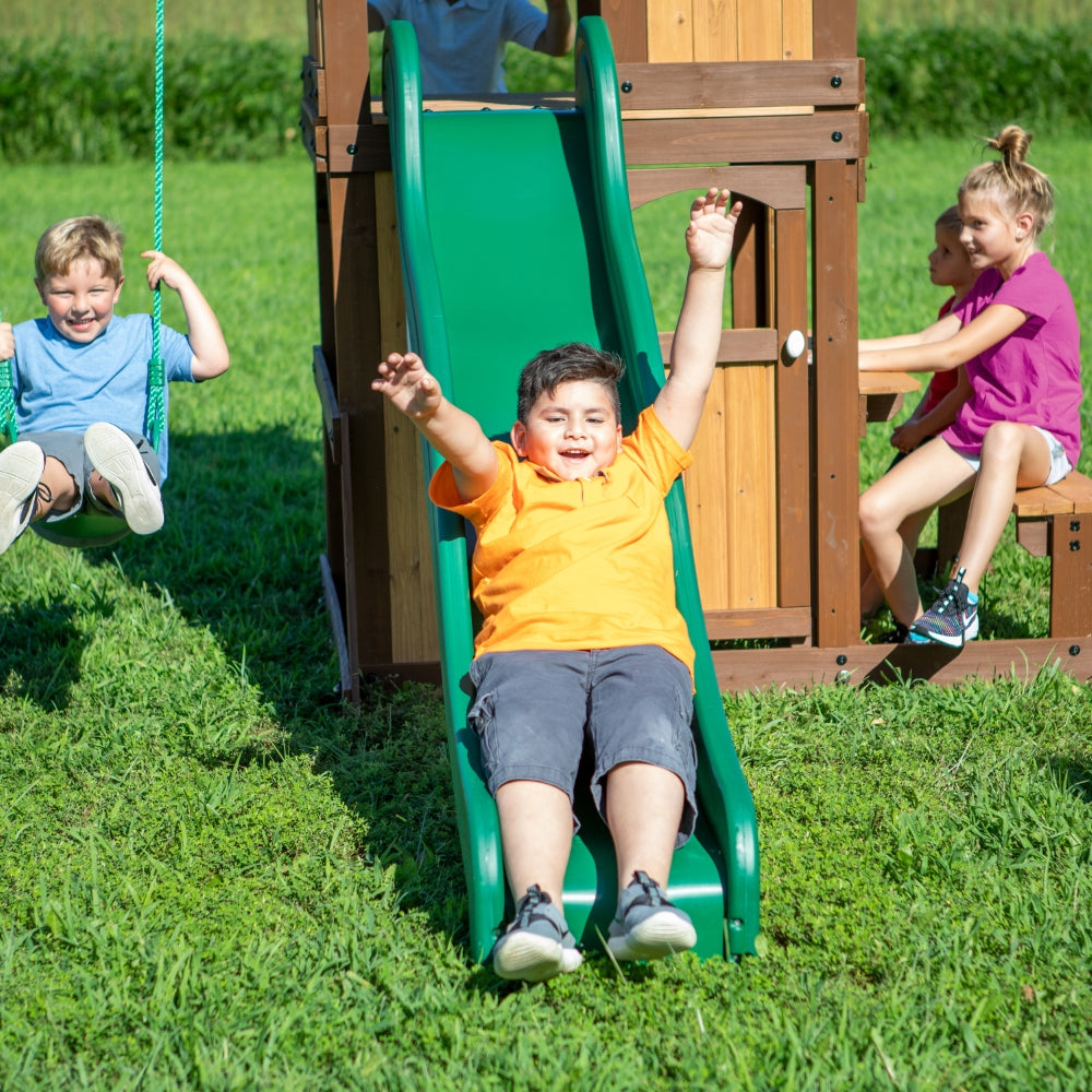 Lakewood Play Tower With Swings And Slide