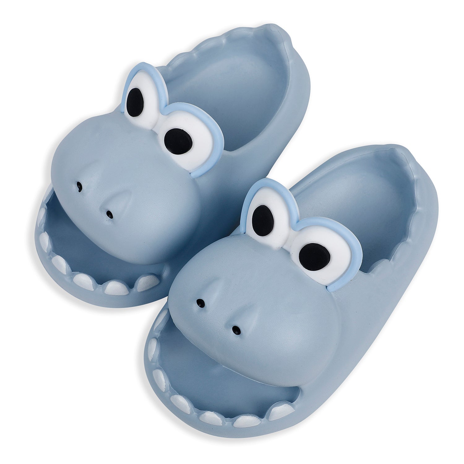 Baby Moo Crocodile Beach Slippers 3D Cartoon Sliders - Blue - Baby Moo