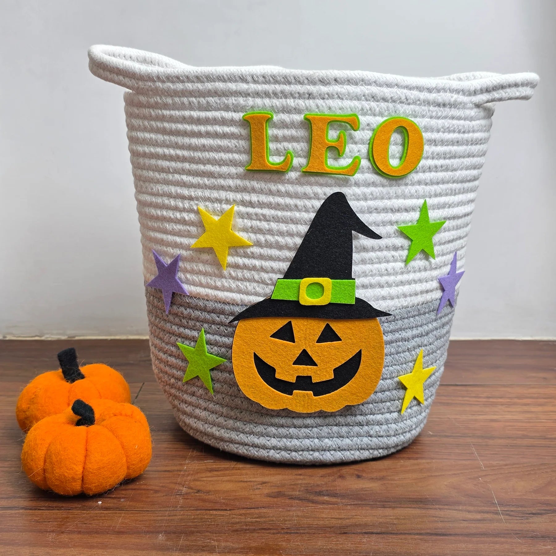 Halloween Trick-or-Treat Basket Personalised