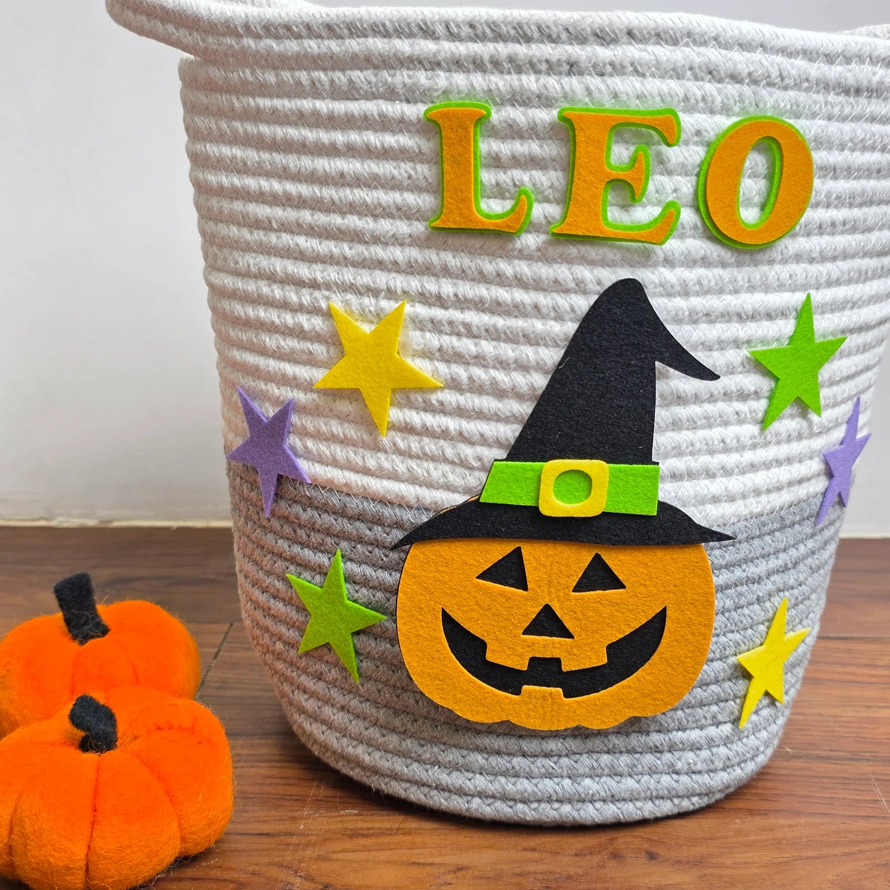 Halloween Trick-or-Treat Basket Personalised