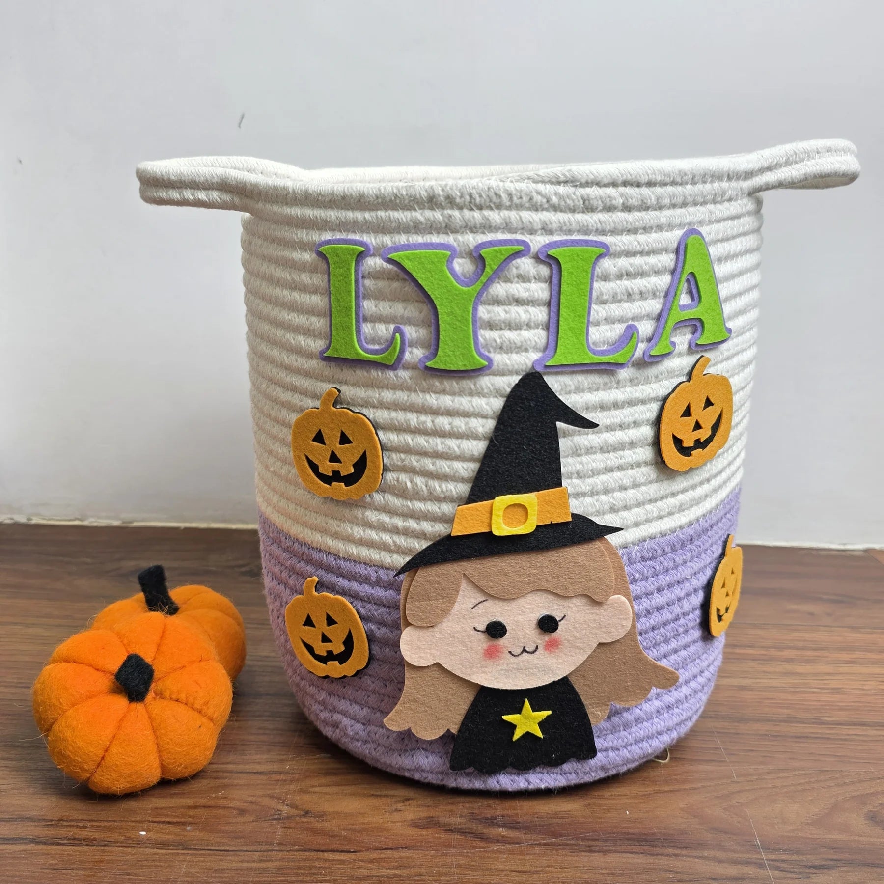 Halloween Trick-or-Treat Basket Personalised