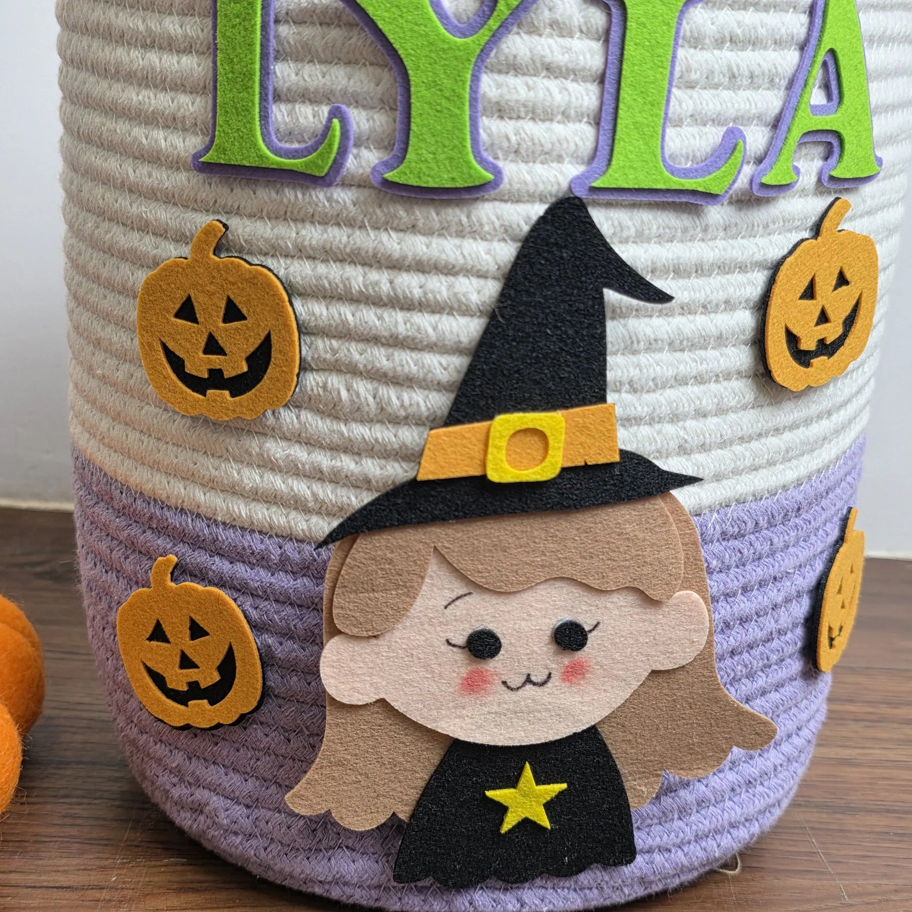 Halloween Trick-or-Treat Basket Personalised