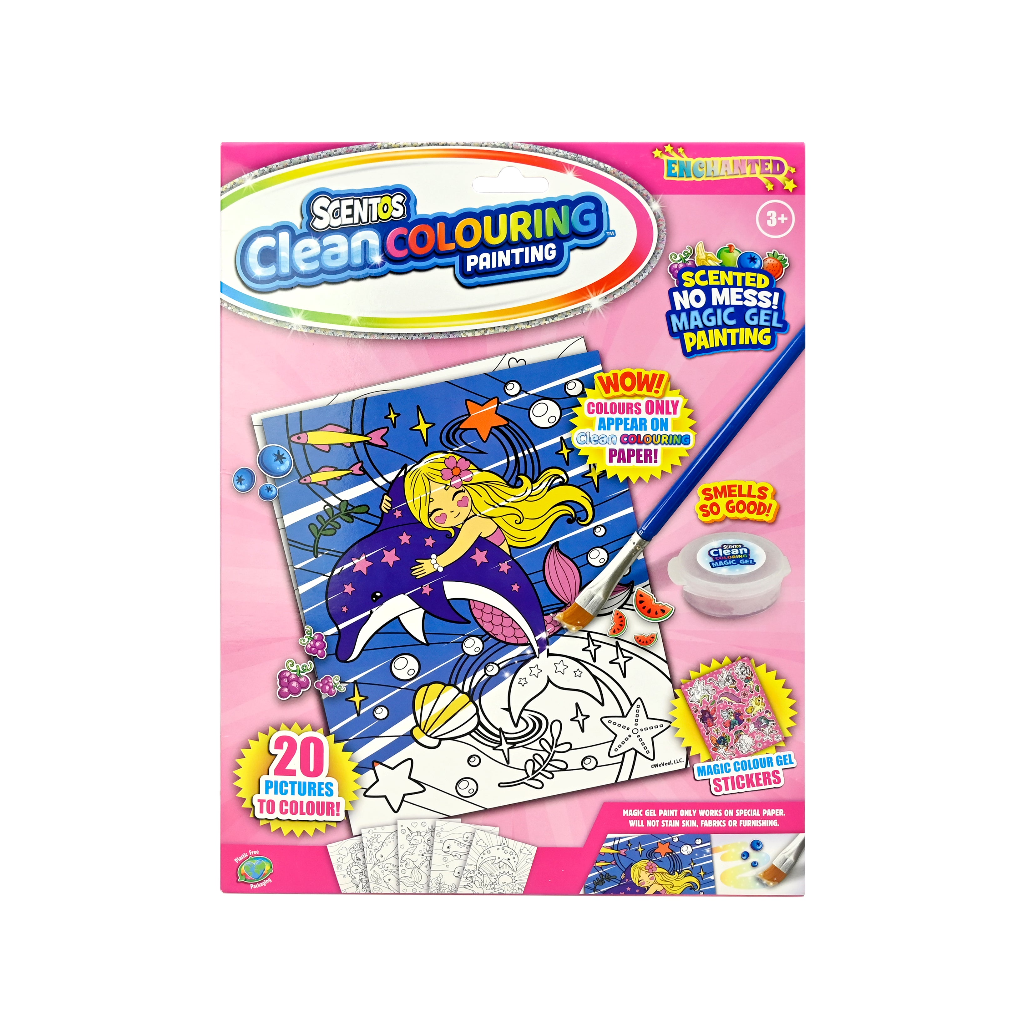 Scentos Clean Colouring Painting - Enchanted