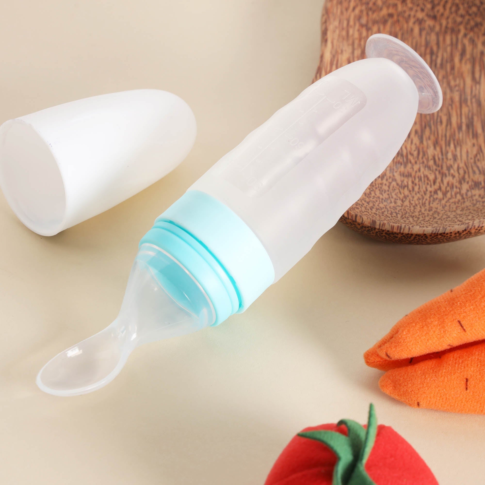 Baby squeeze Bottle Feeder - Blue