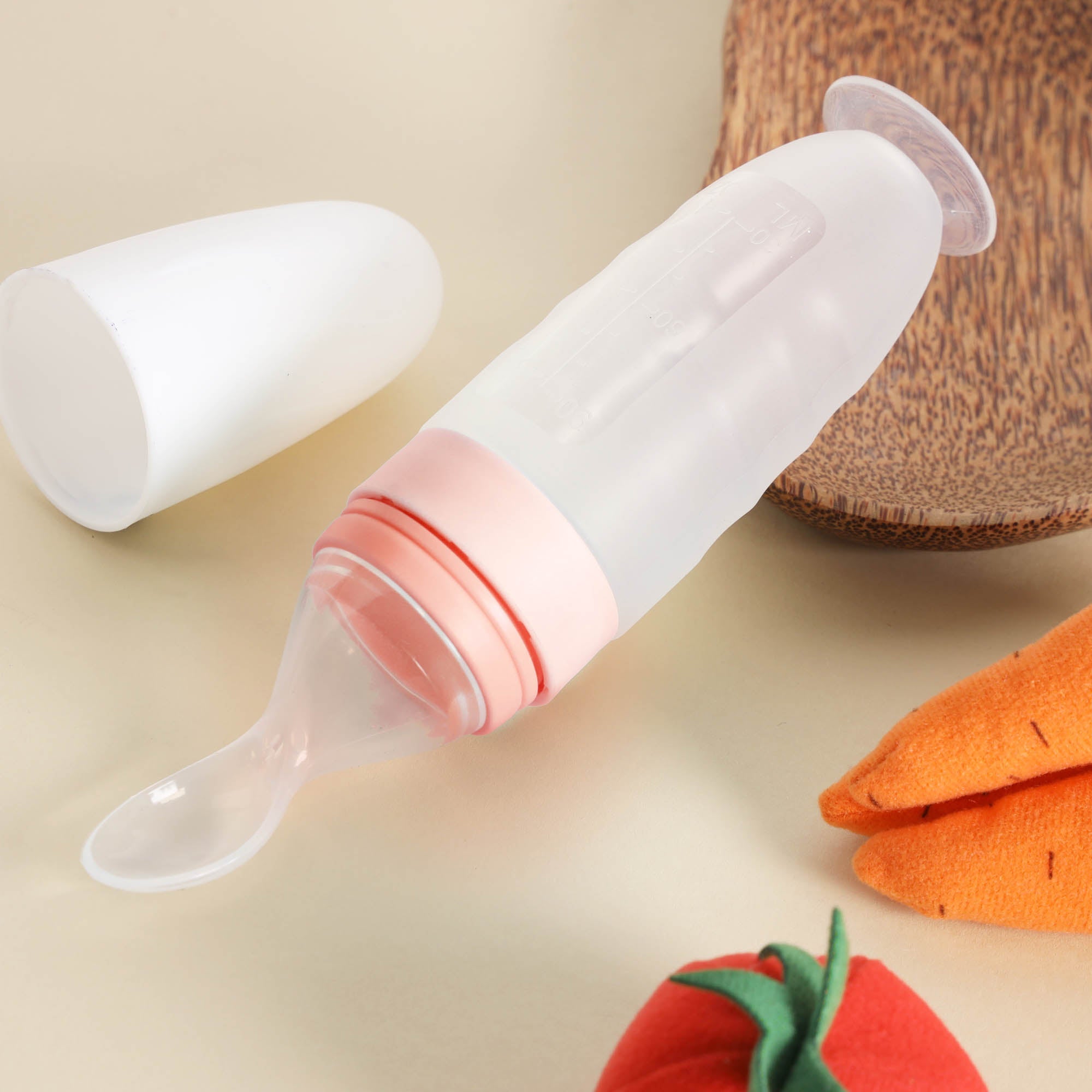 Baby squeeze Bottle Feeder - Pink